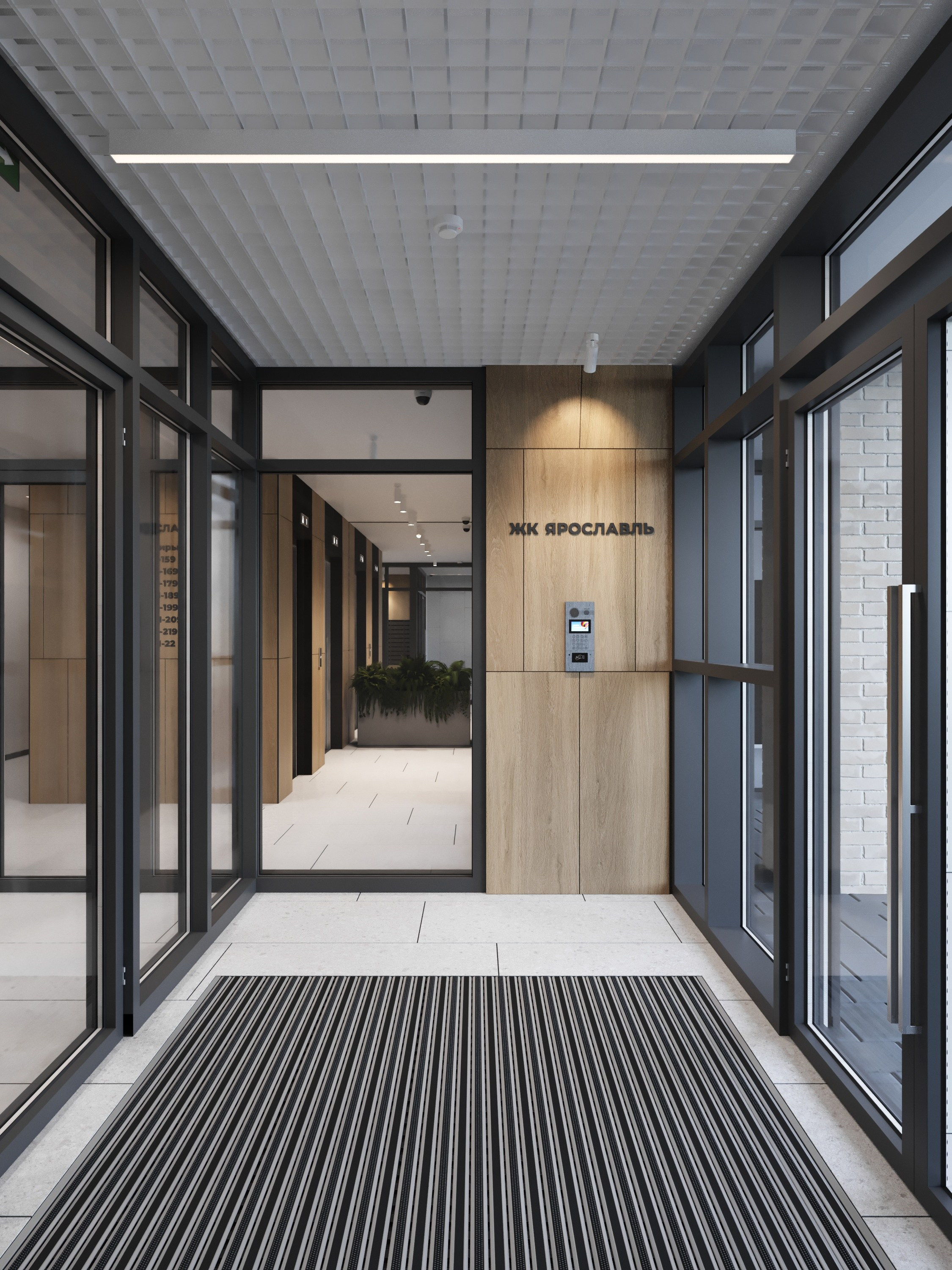 МОП в ЖК Ярославль. Архитектурные интерьеры