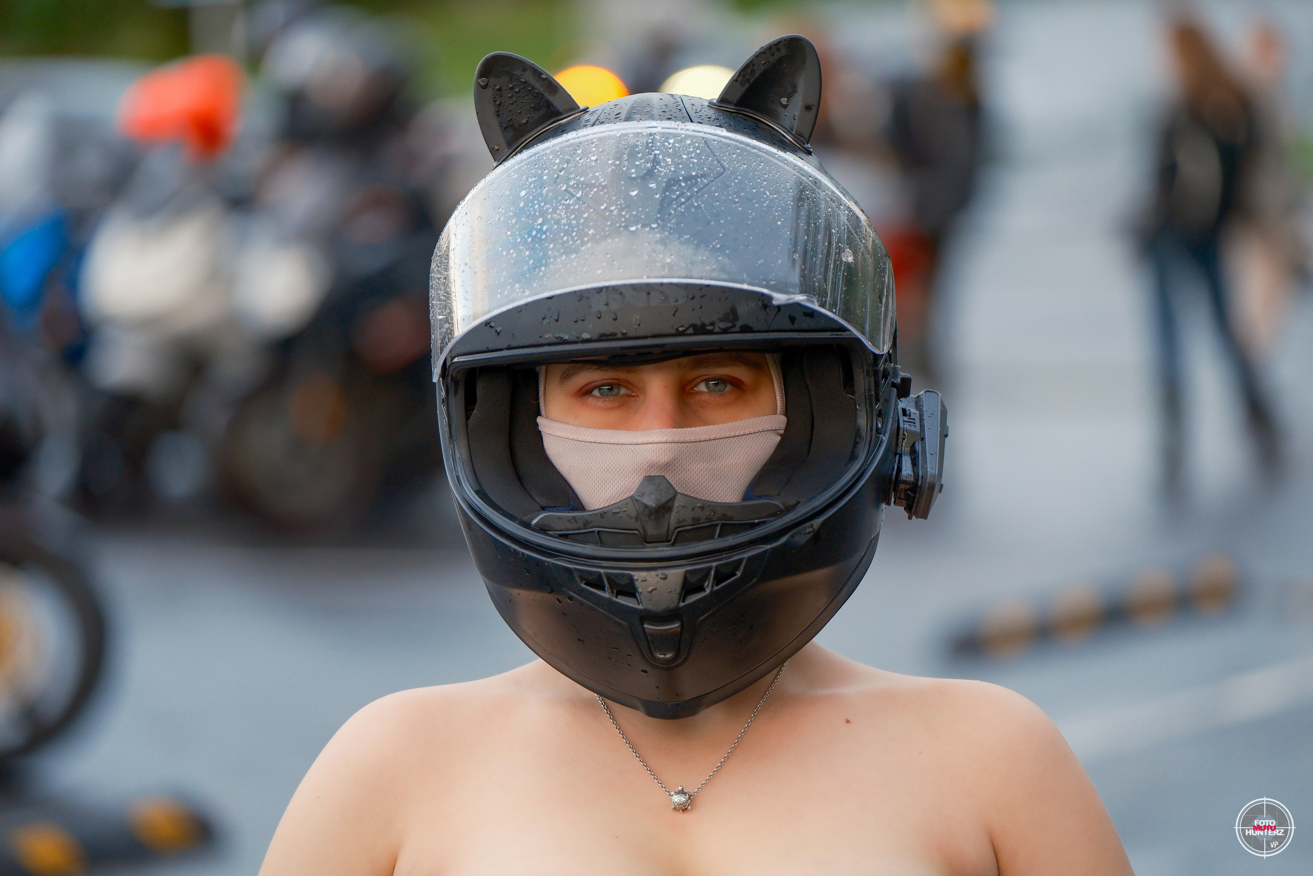 В шлеме. Фотограф Вячеслав Потемкин Москва