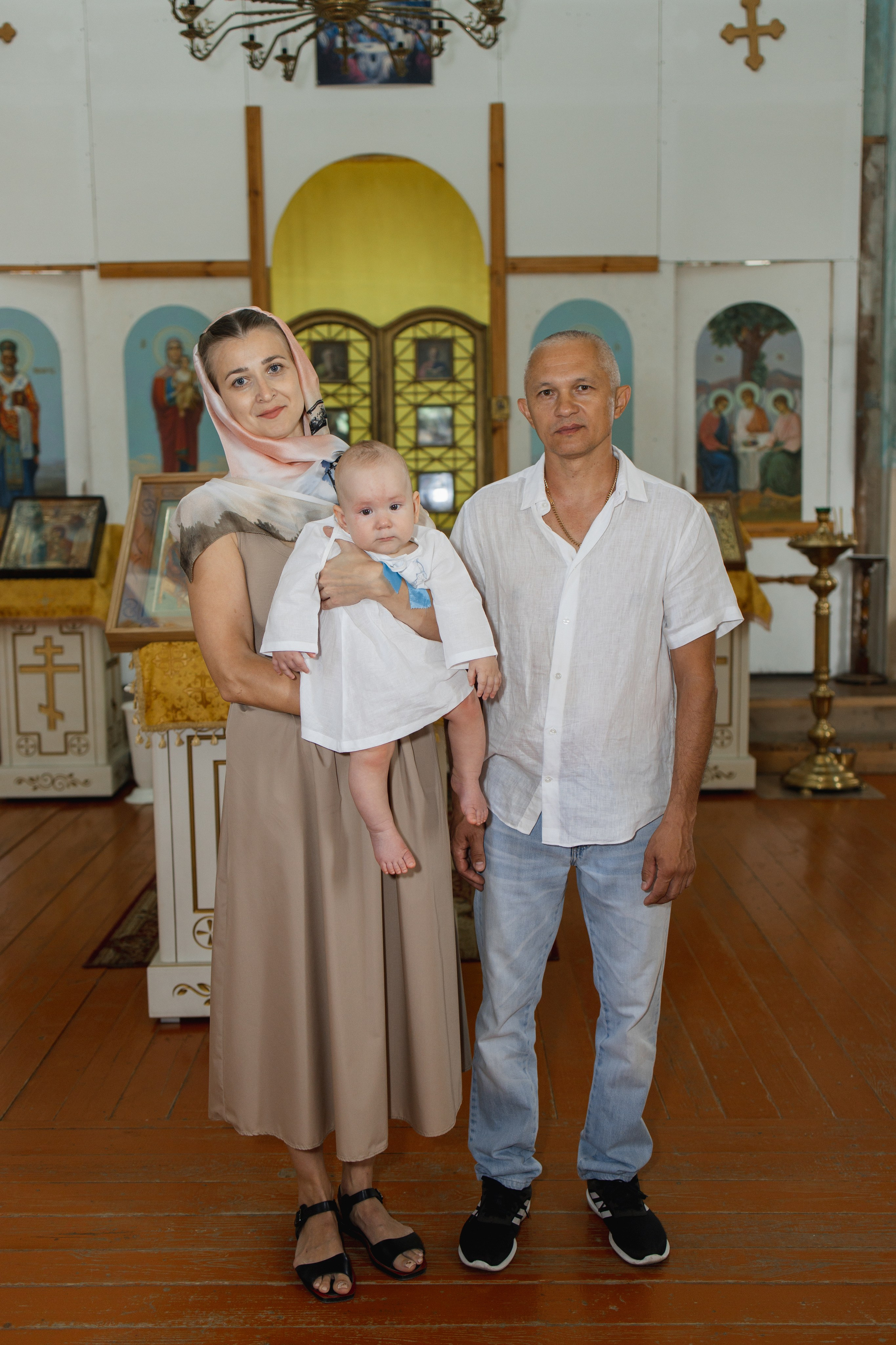 Крещение Даниила в Церкви Троицы Живоначальной. Свадебный и семейный фотограф Ольга Разрядова