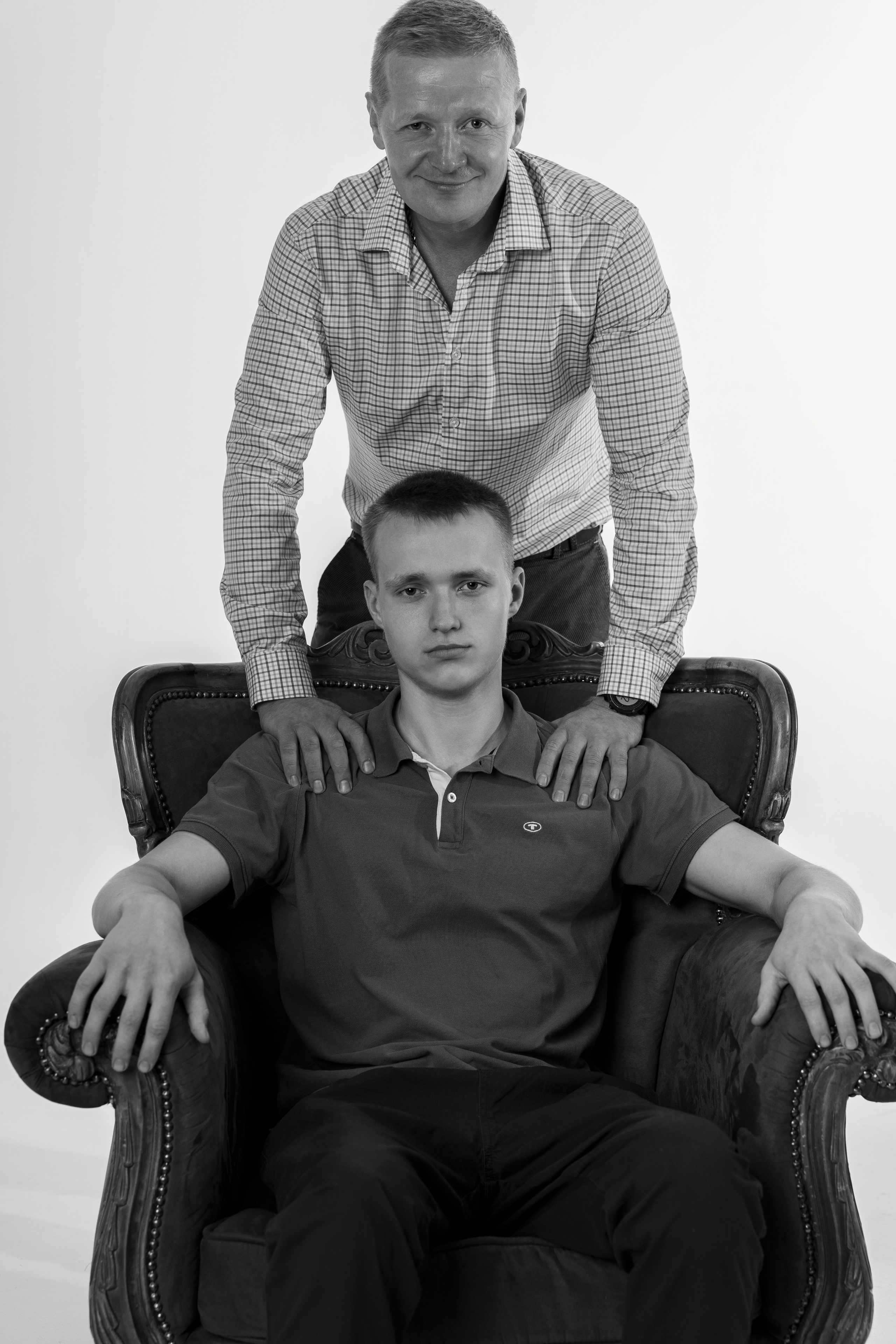 Павел с сыном. Фотограф Анатолий Багрецов г. Архангельск