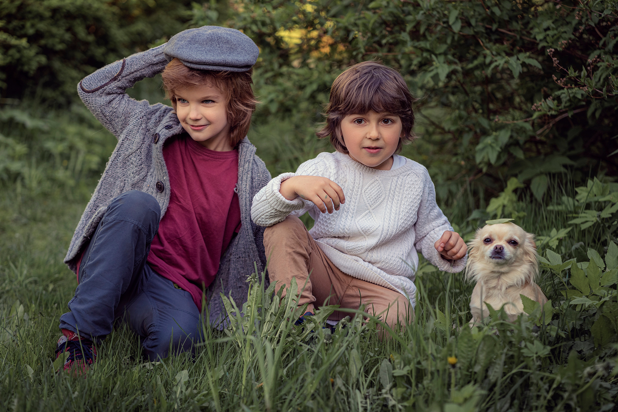 Творческая съёмка в стиле «ДЕТСТВО В ДЕРЕВНЕ». Свадебный и семейный фотограф Ольга Батова в Ярославле