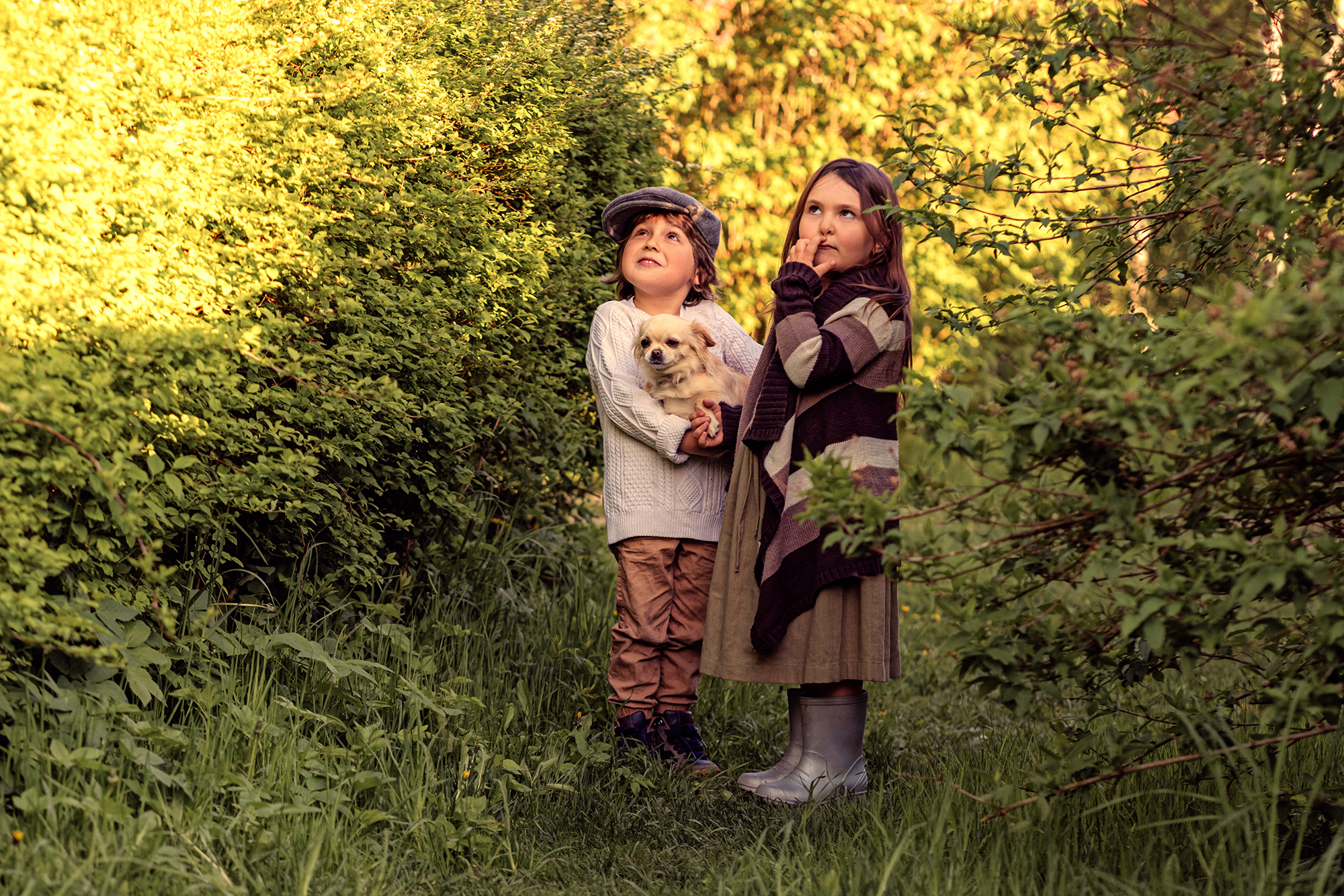 Творческая съёмка в стиле «ДЕТСТВО В ДЕРЕВНЕ». Свадебный и семейный фотограф Ольга Батова в Ярославле