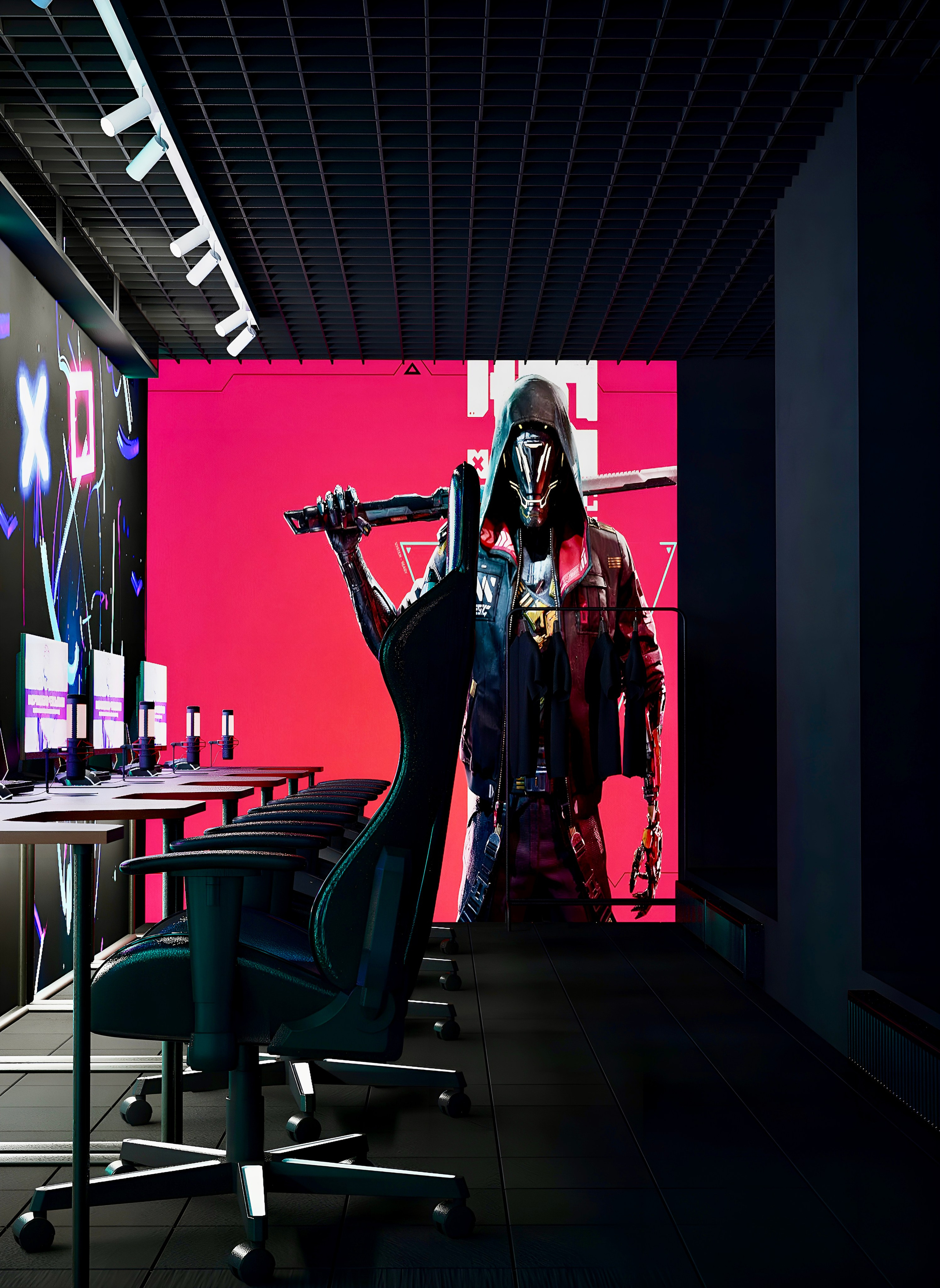 Компьютерный клуб «Soul Game» г. Санкт-Петербург. Батракова Наталья дизайнер интерьеров Санкт-Петербург Москва Архангель