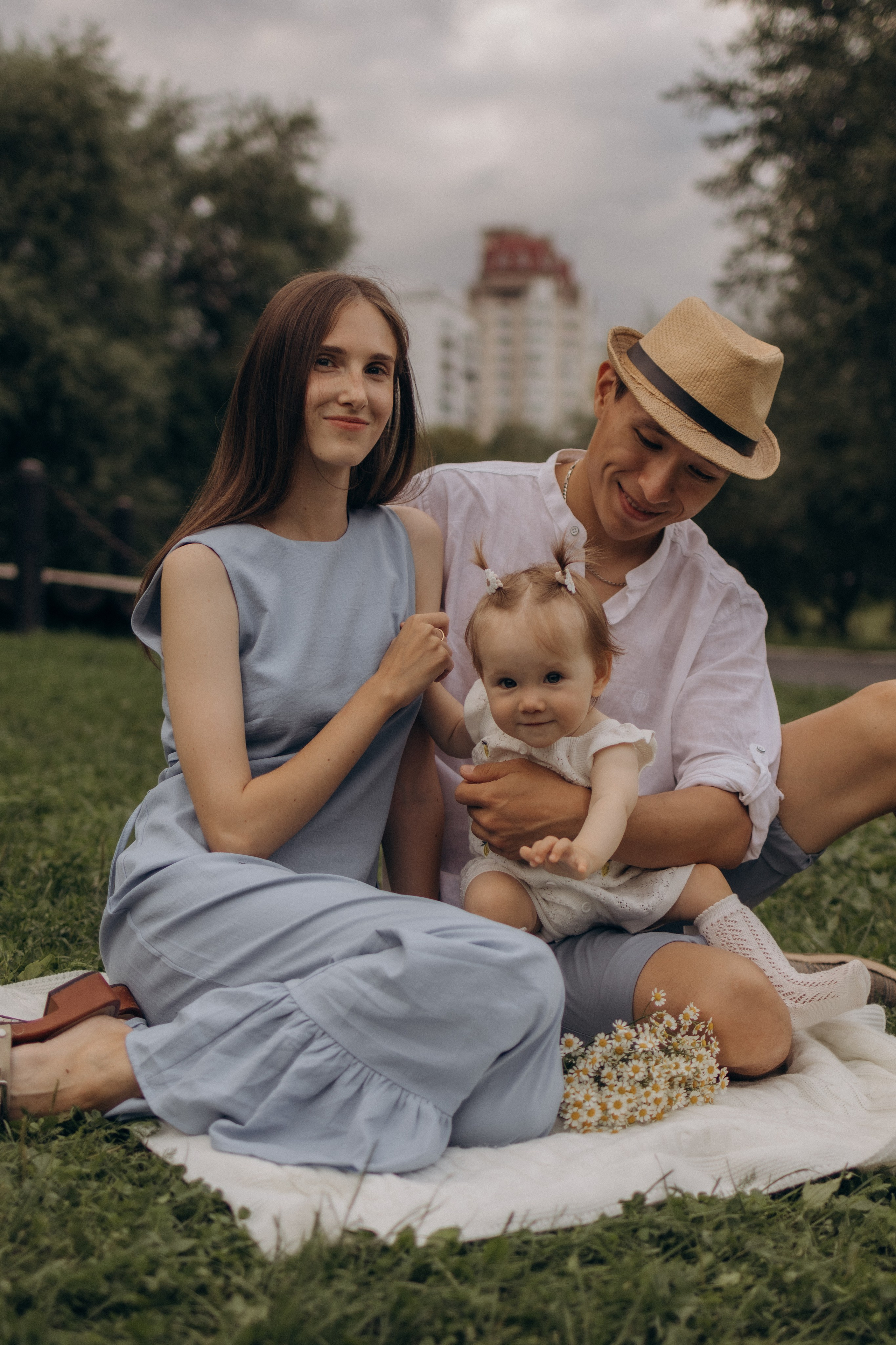 Роман, Мария и Алиса. Семейный фотограф Москва