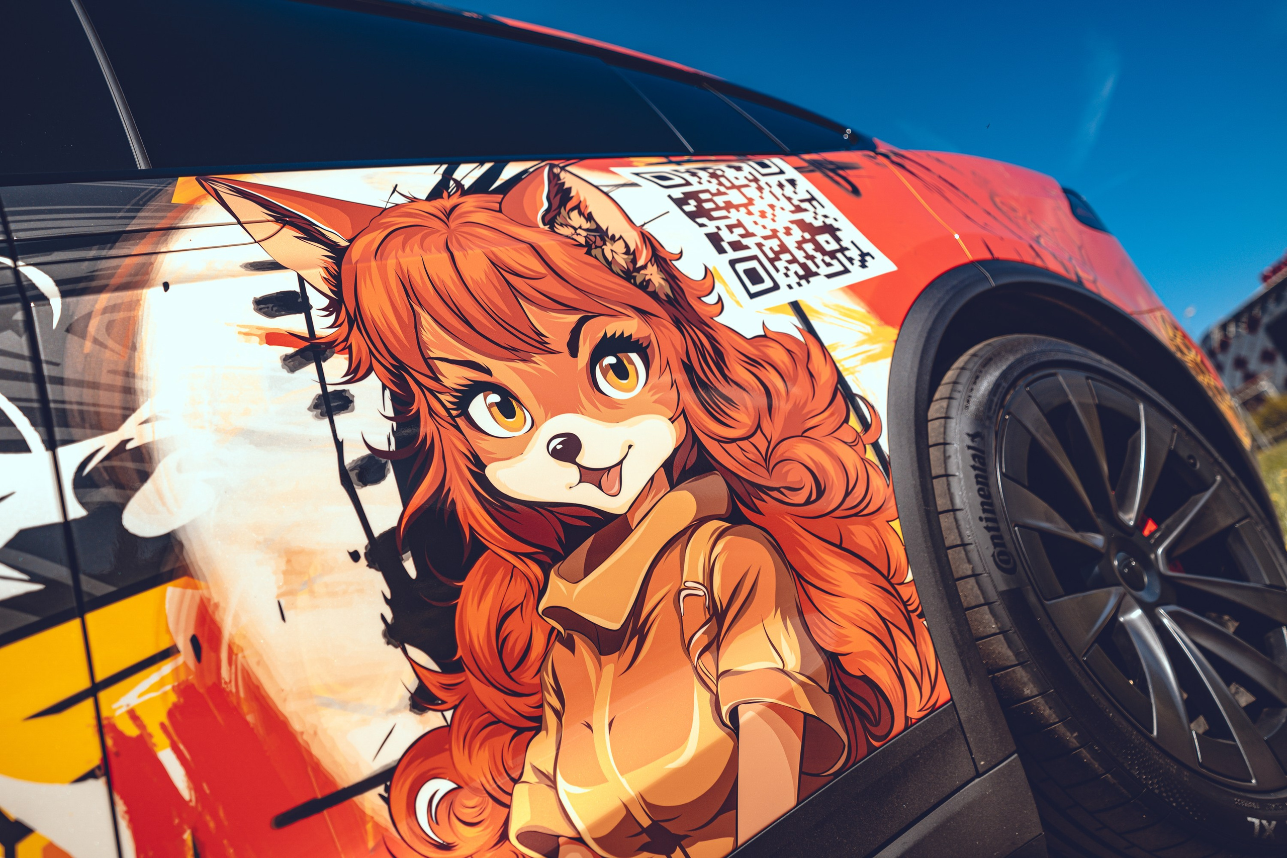 Винилография на Tesla Model X Plaid. Студия дизайна и оклейки авто Barmaley Design