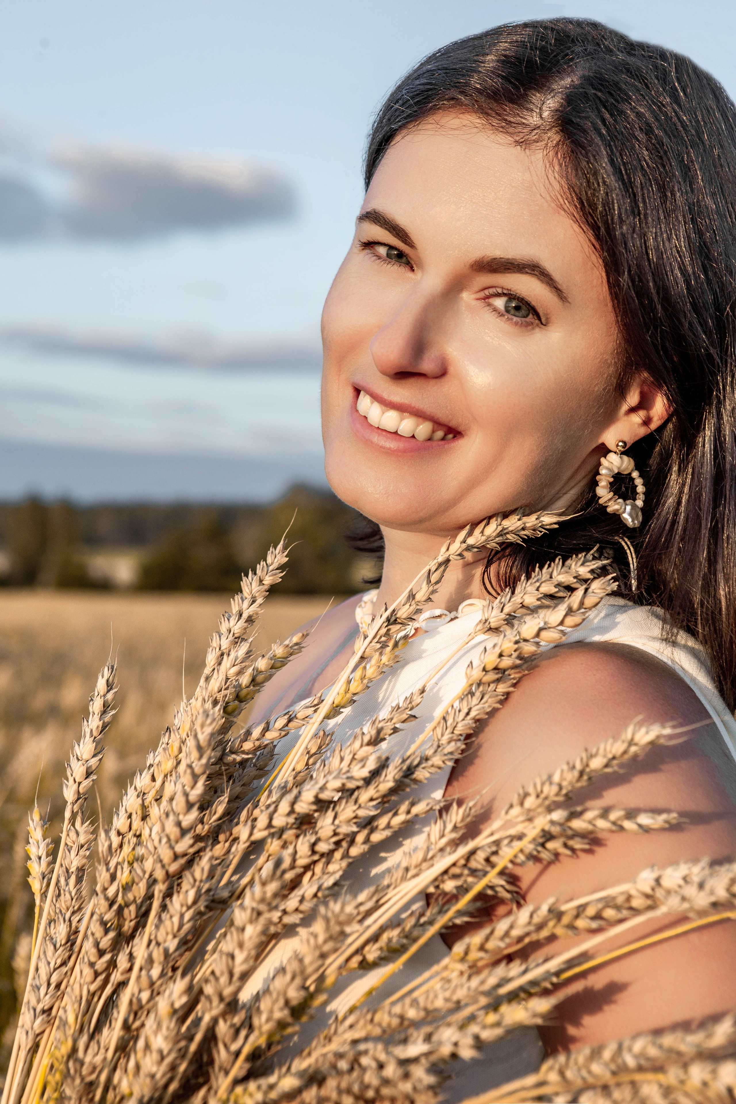 Пшеница на закате. Фотограф Екатерина Голицына