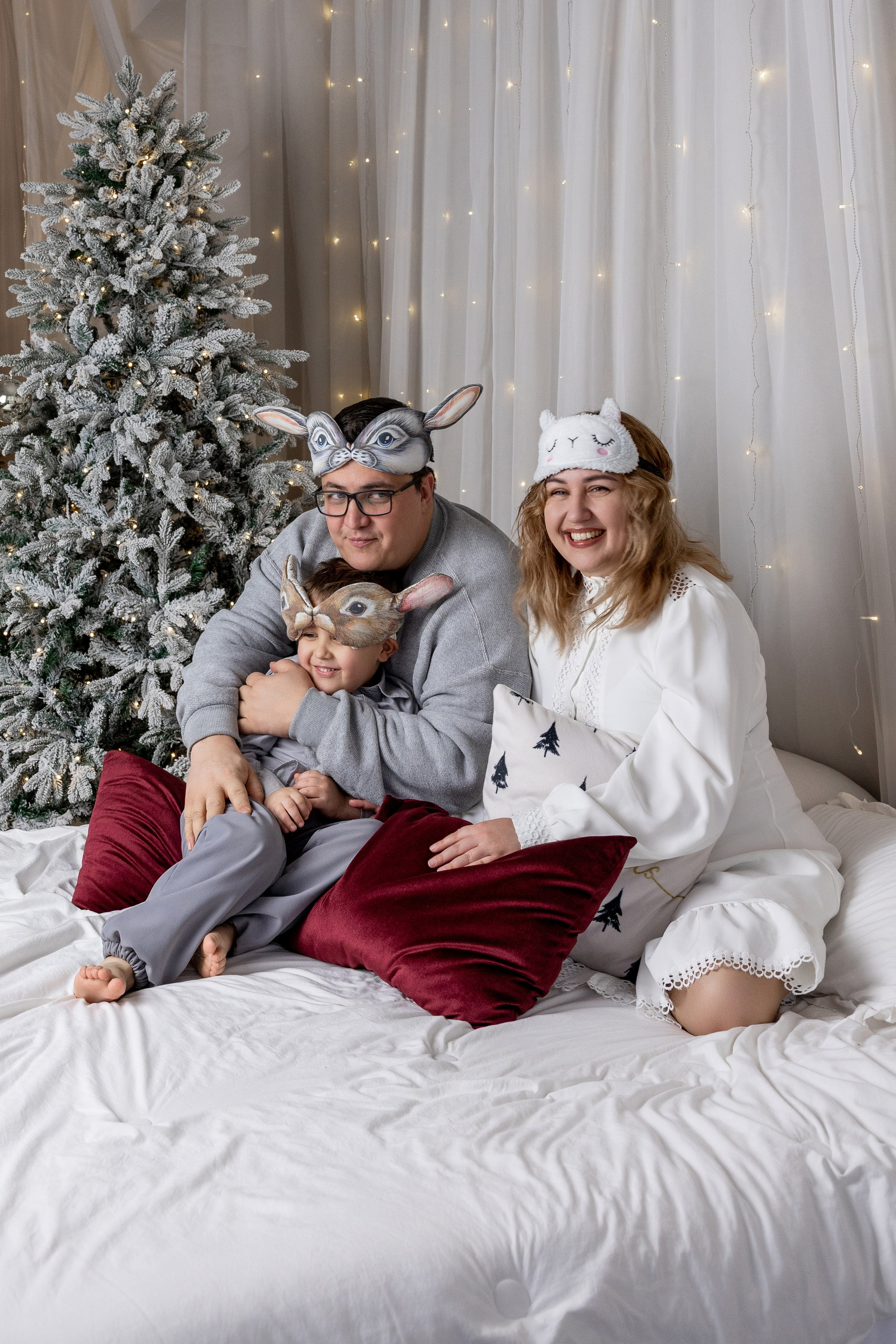 Рождественская семейка. Фотограф Екатерина Голицына