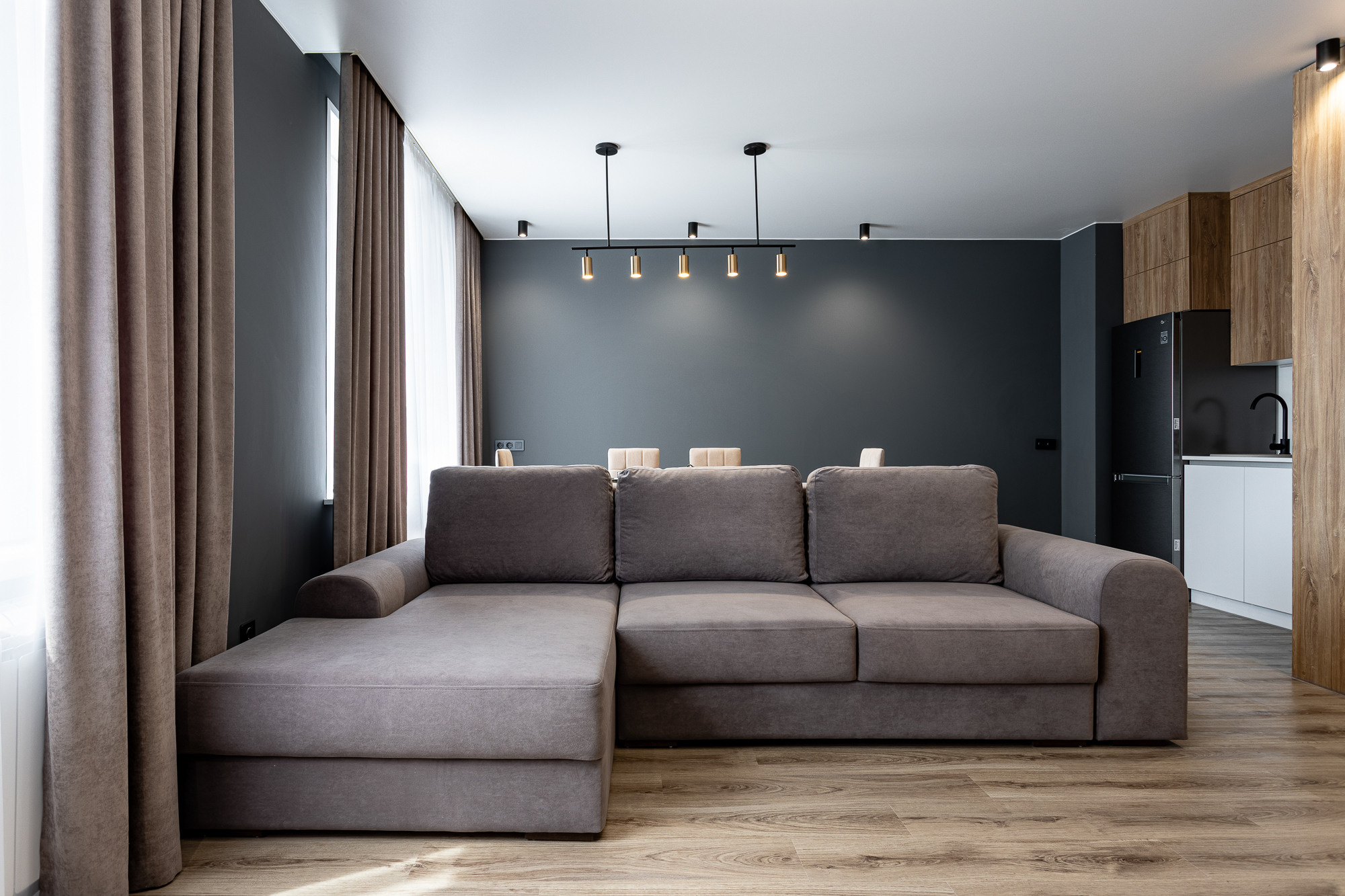 Фотосъёмка квартиры ЖК Притяжение. Интерьерный фотограф в Красноярске Дмитрий Куценко