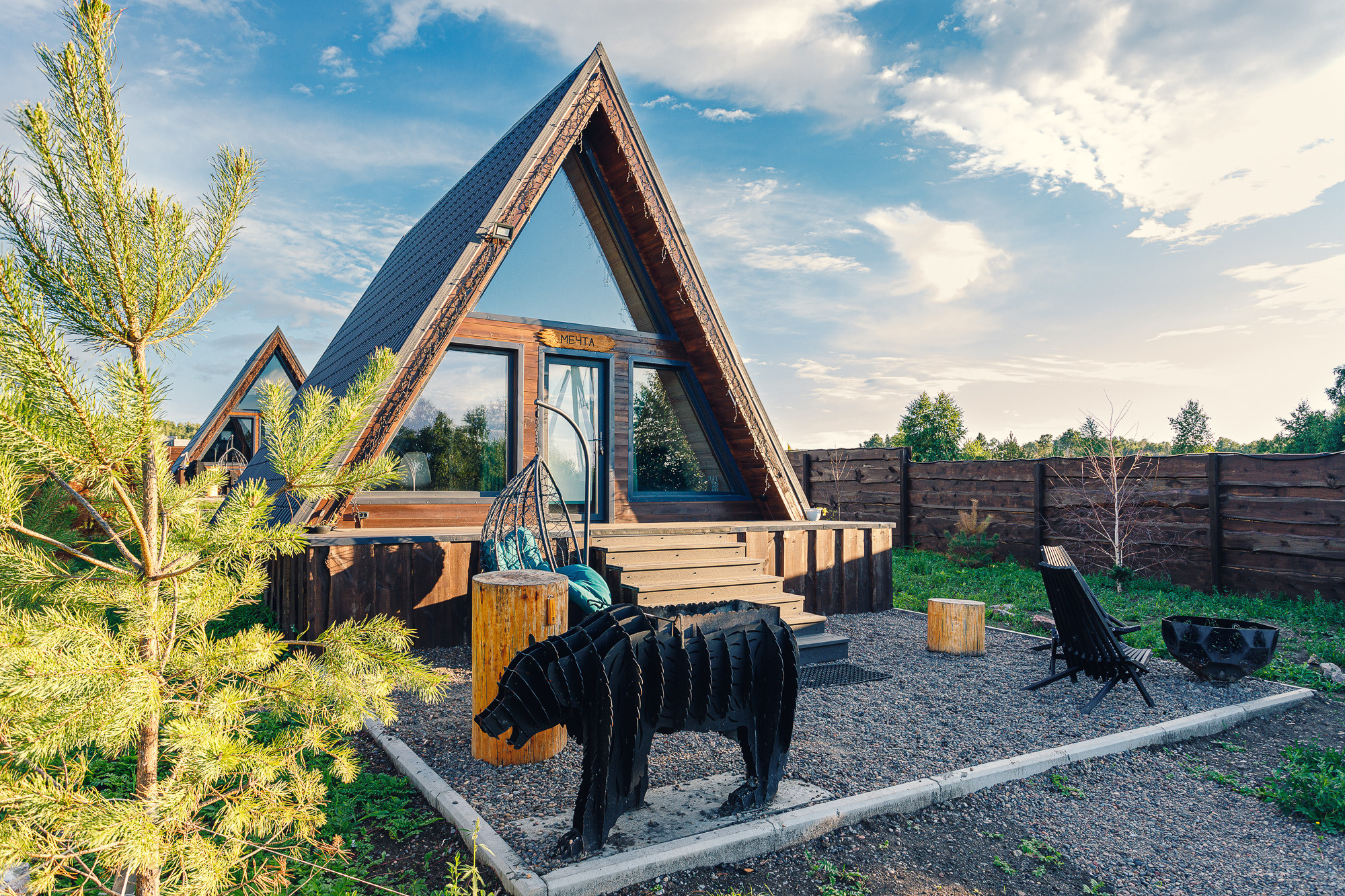 Фотосъёмка глэмпинга Hut House