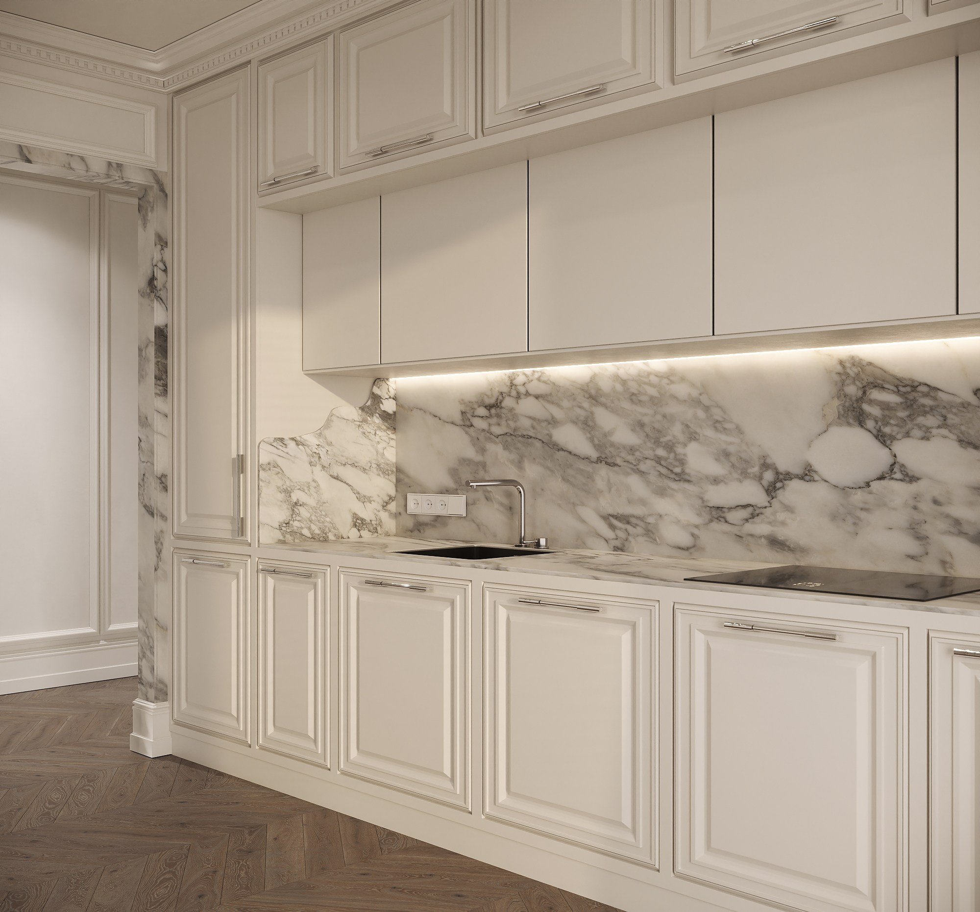 Willtowers 85 sqm. Алла Нечаева|Интерьерная визуализация