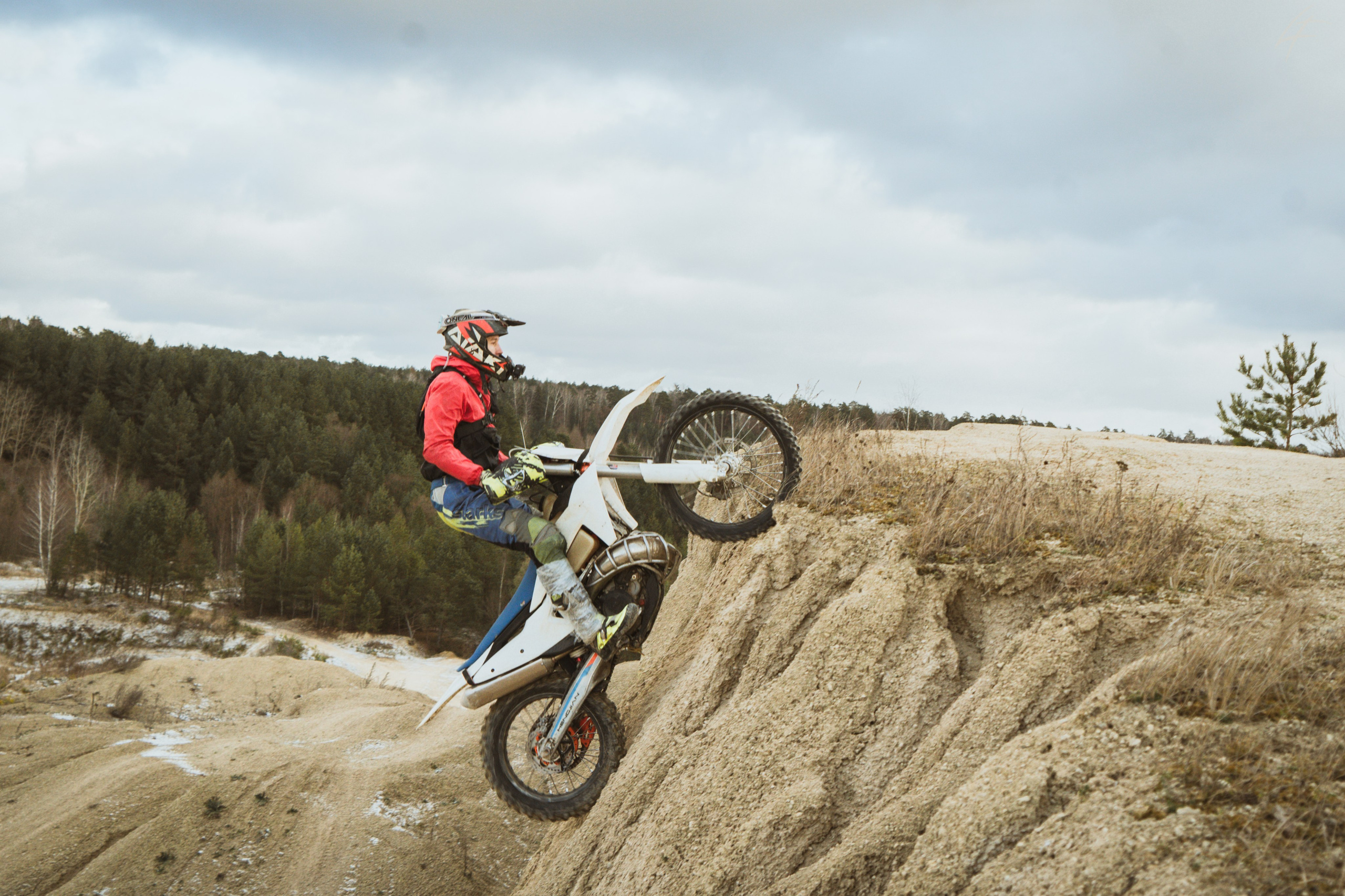 Мотокросс на Ланьшинском карьере. Лиза Фирстова