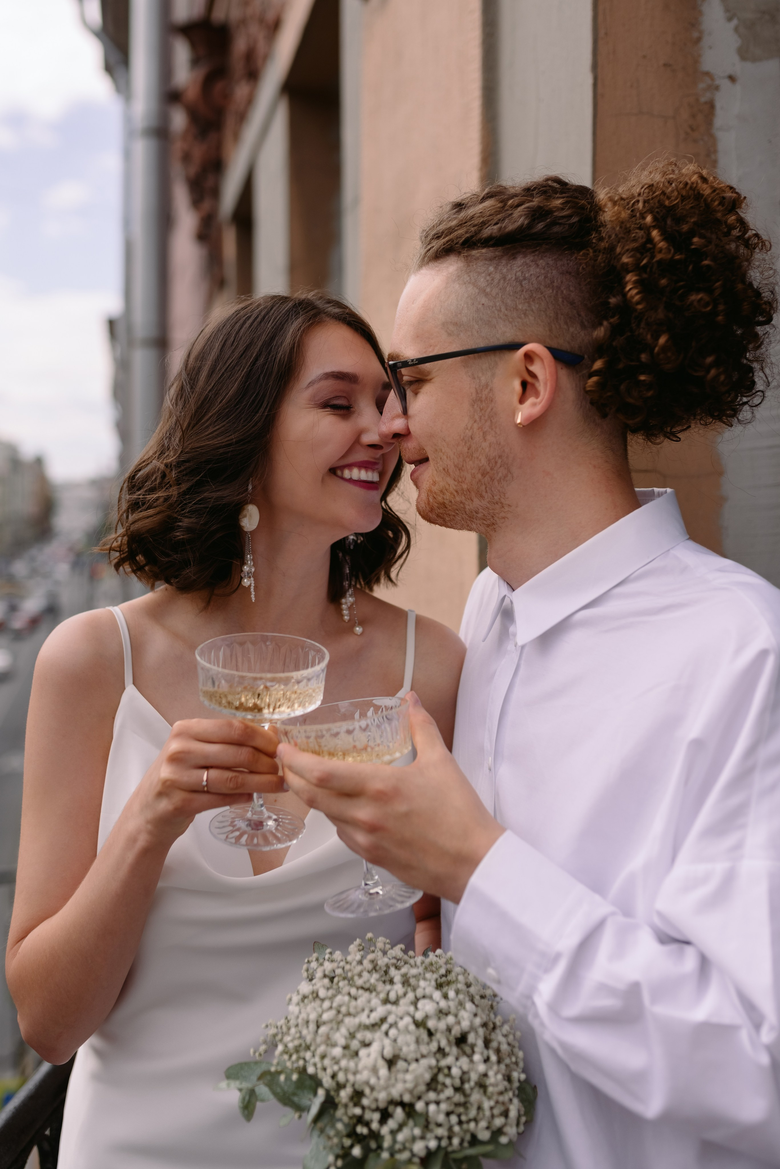 Свадебная фотосессия в студии. Фотограф Юлия Кондратьева