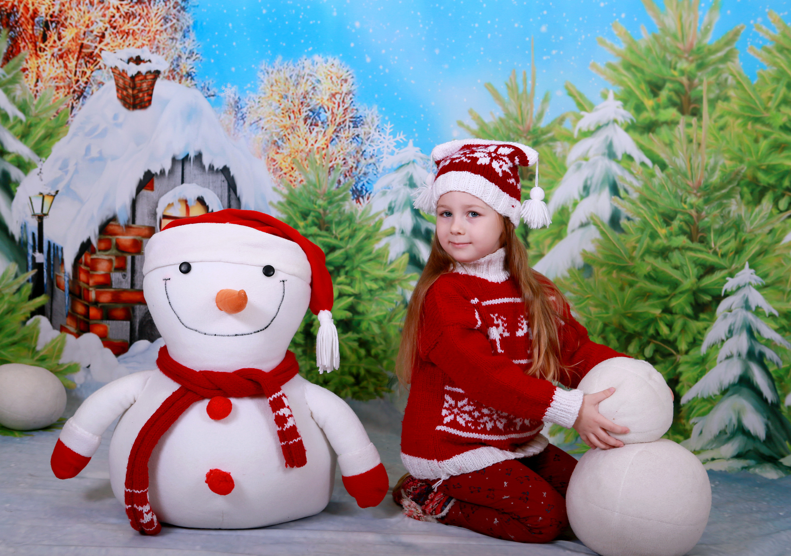 Мой Снеговик. Студия детской и семейной фотографии 12кадров