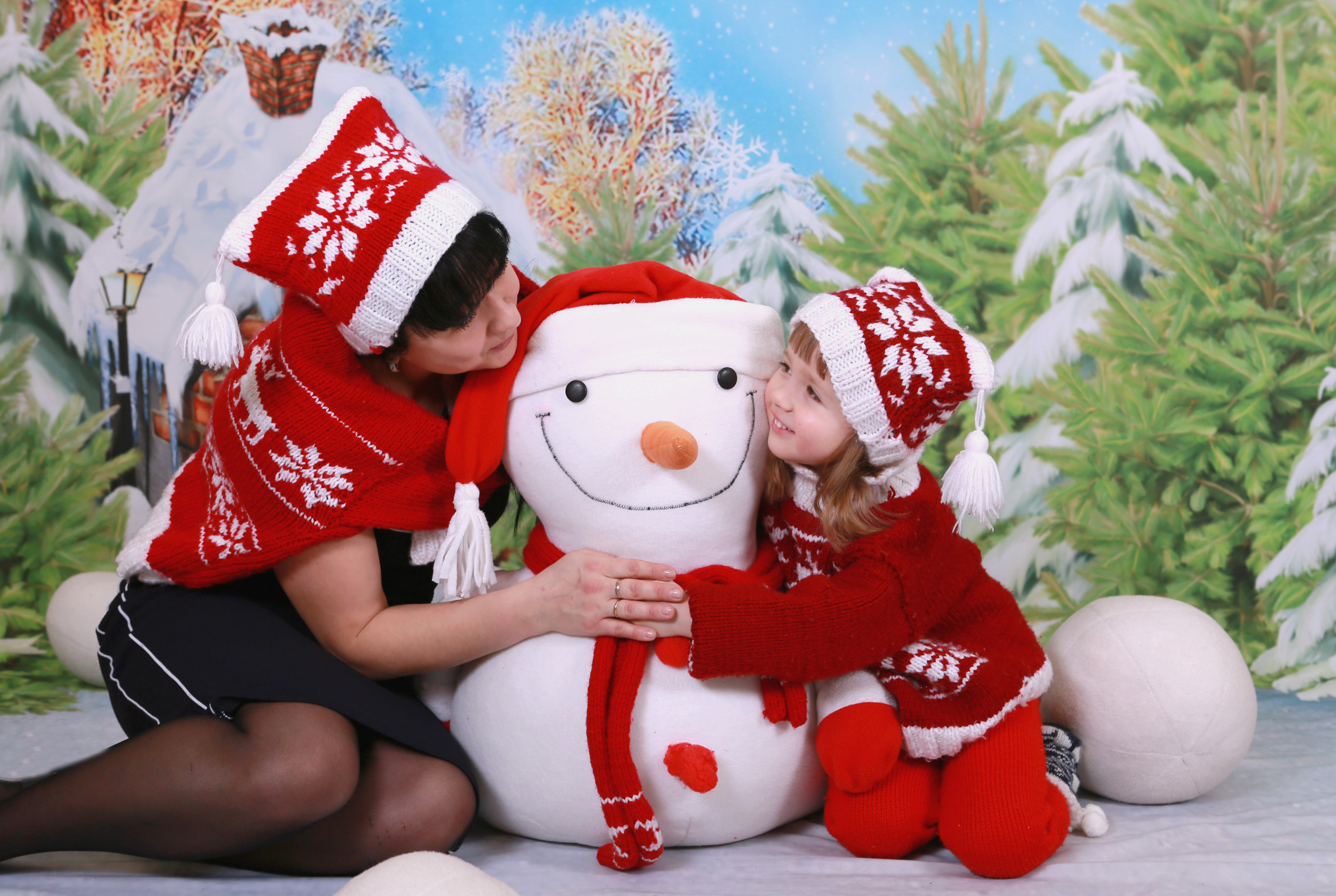 Мой Снеговик. Студия детской и семейной фотографии 12кадров