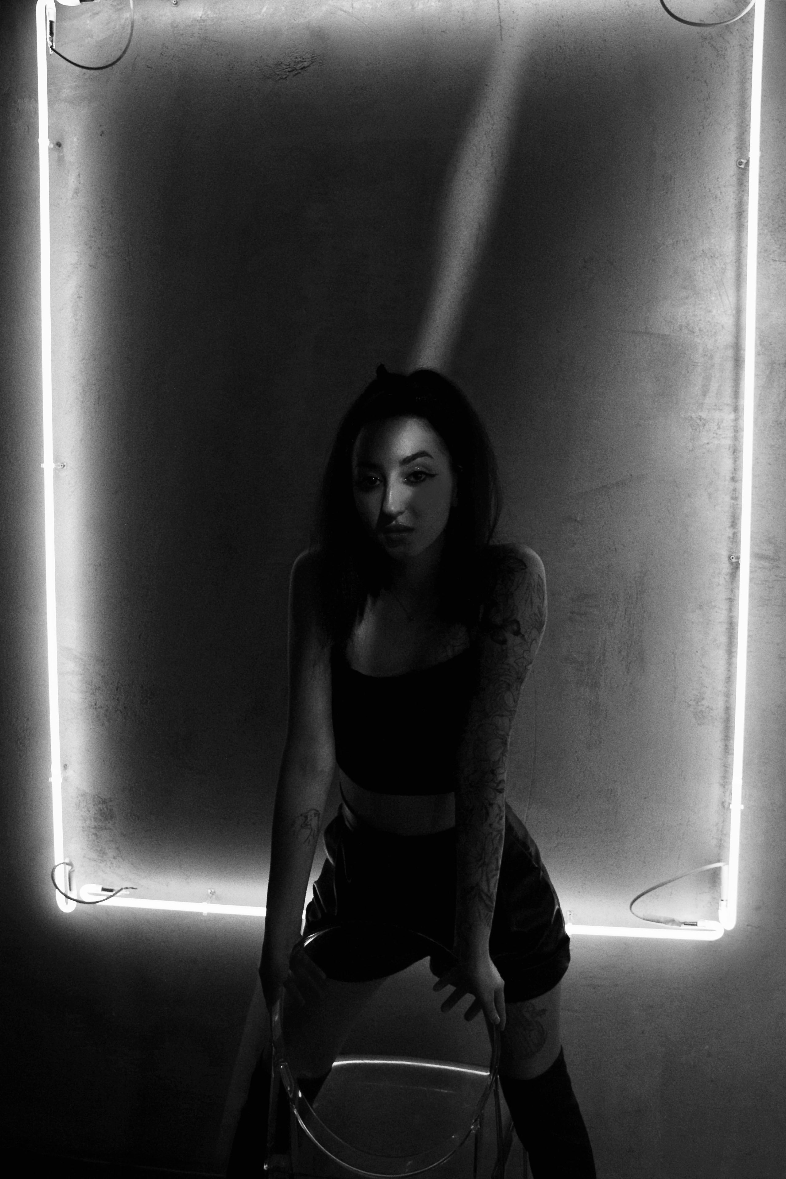 Neon girl. Фотограф Анастасия Абрамова