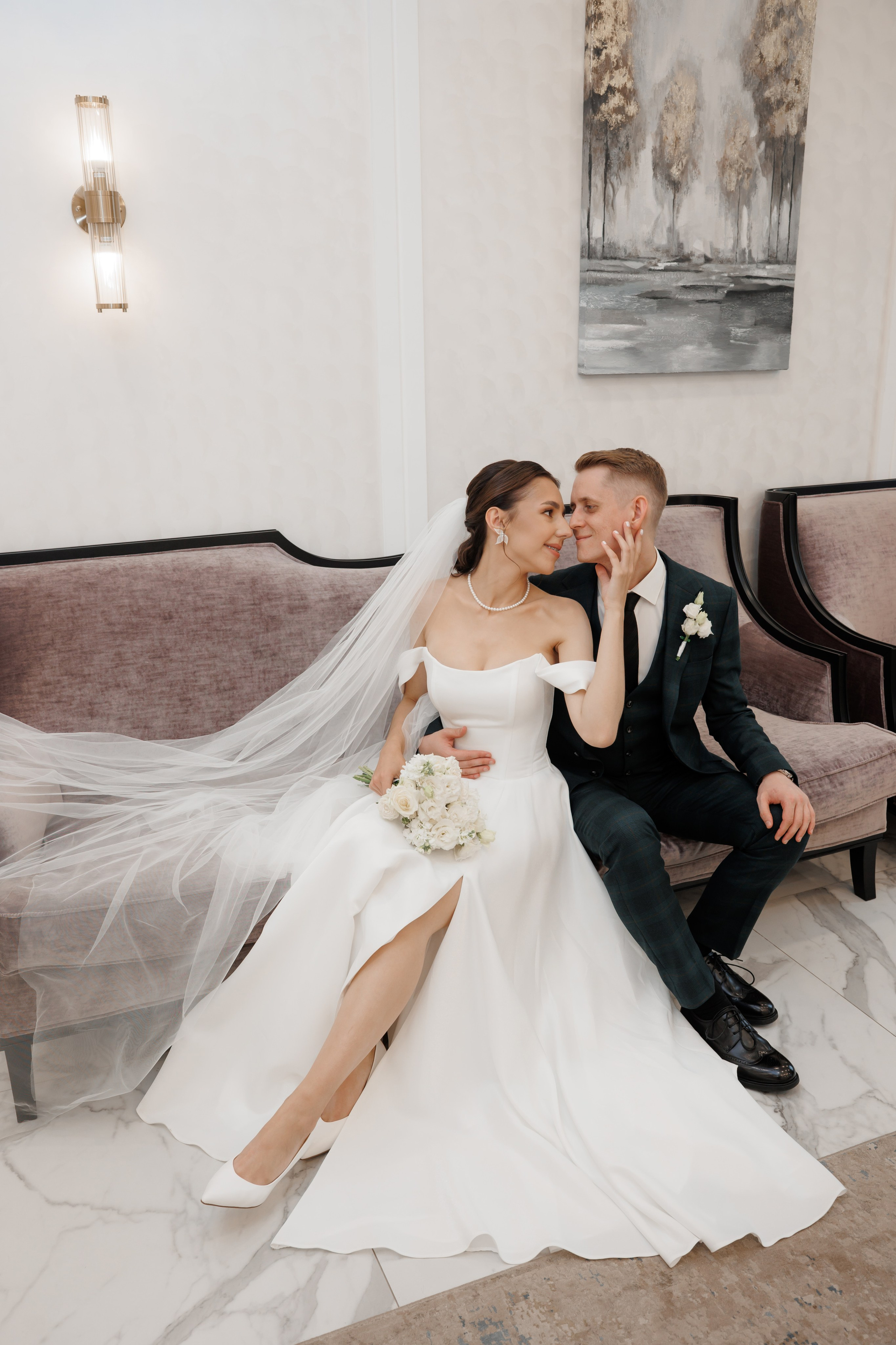 Регистрация в отеле Fish Point, ЗАГС Бутово, прогулка в Остафьево. Свадебный и репортажный фотограф (Москва, Королев и другие)