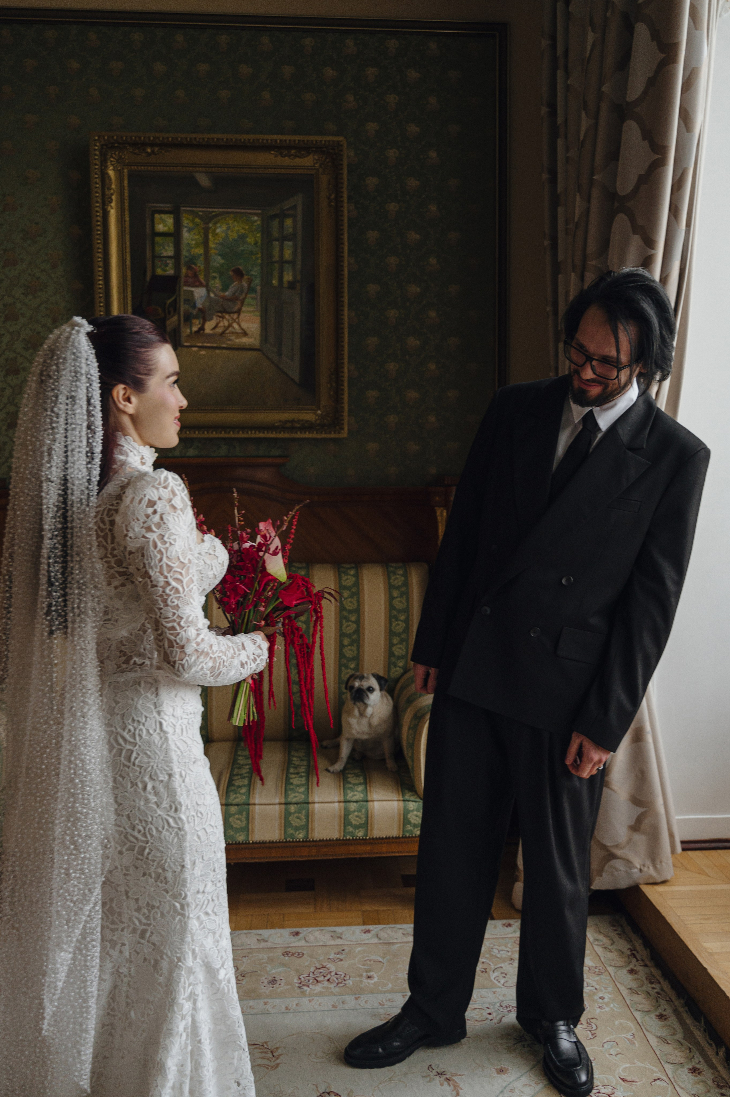 Денис и Анастасия. Метрополь и Особняк Спиридонова. Свадебный фотограф Москва и Санкт-Петербург. Анастасия Чудина