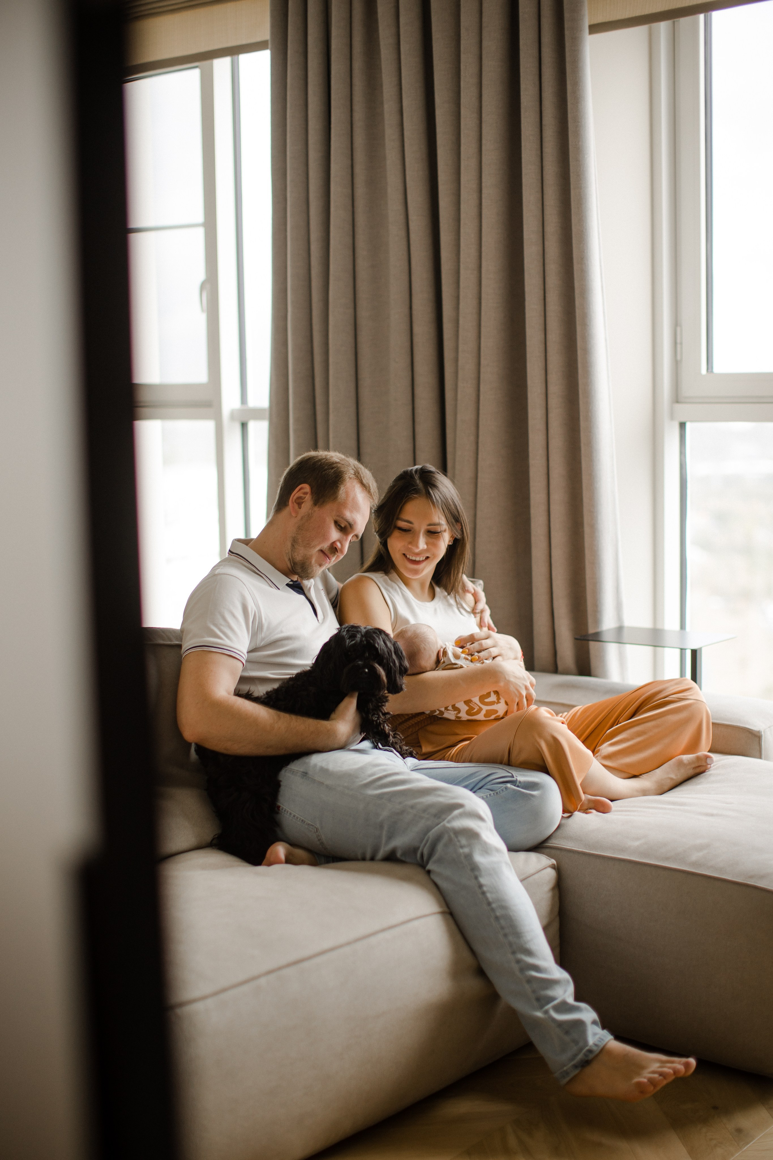 Диля с семьей. Семейный и детский фотограф в Москве Кузьмина Мария