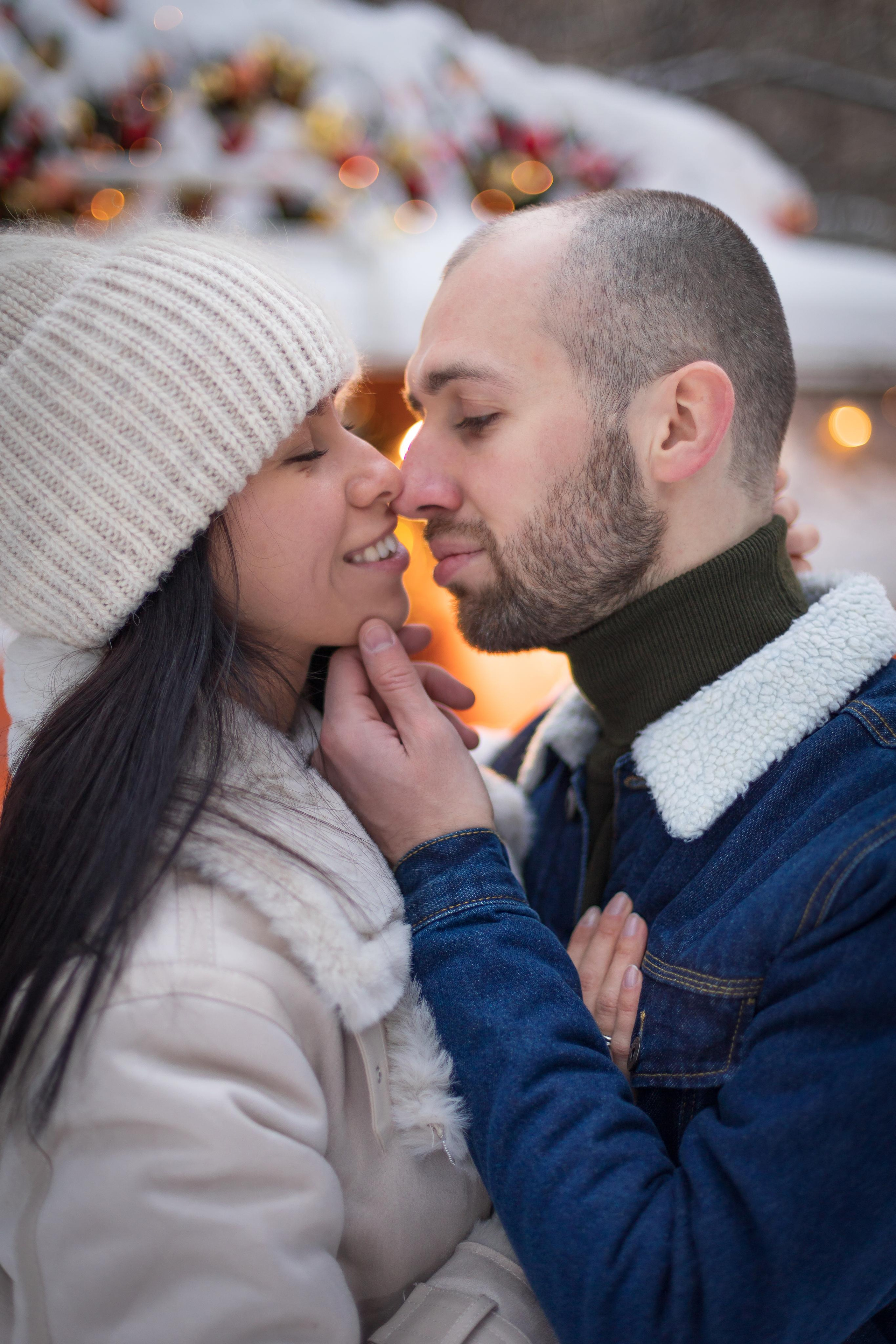Новогодняя фотосессия Love story in BUS. Свадебные видео