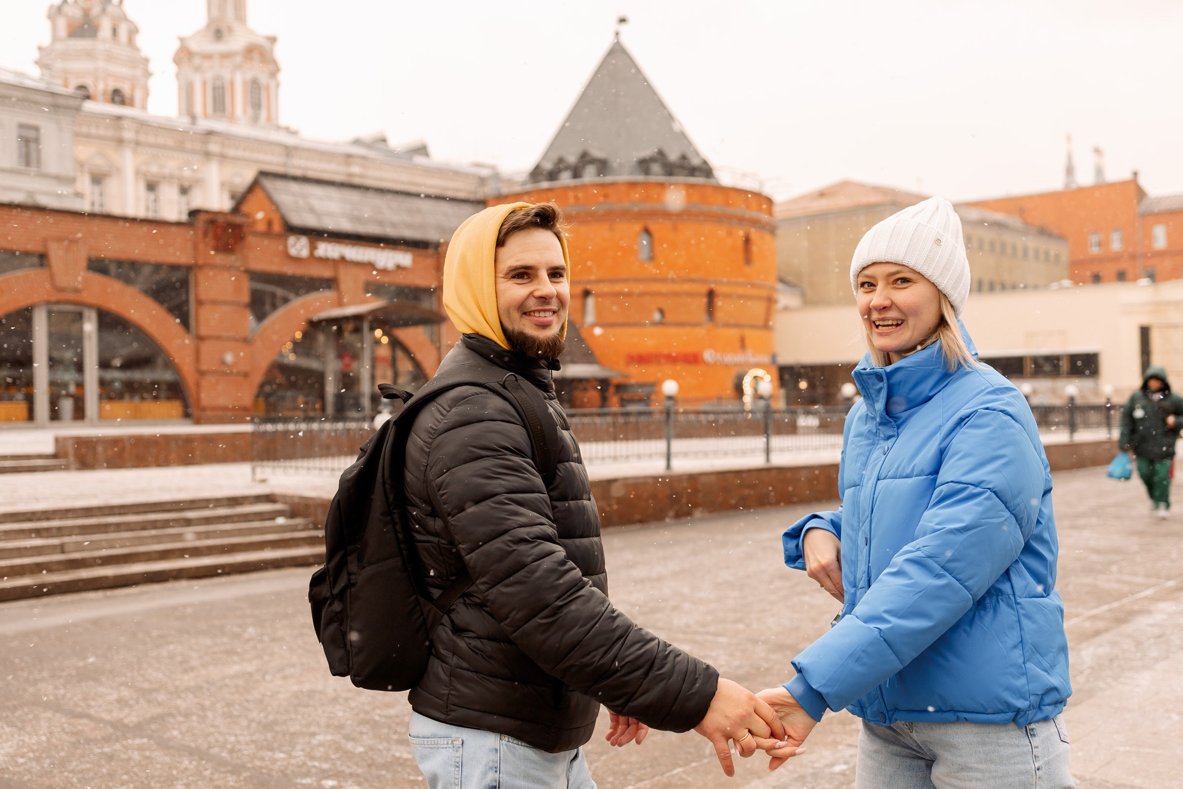Love Story в центре Москвы. Семейный Фотограф в Москве Евгения Симоненко
