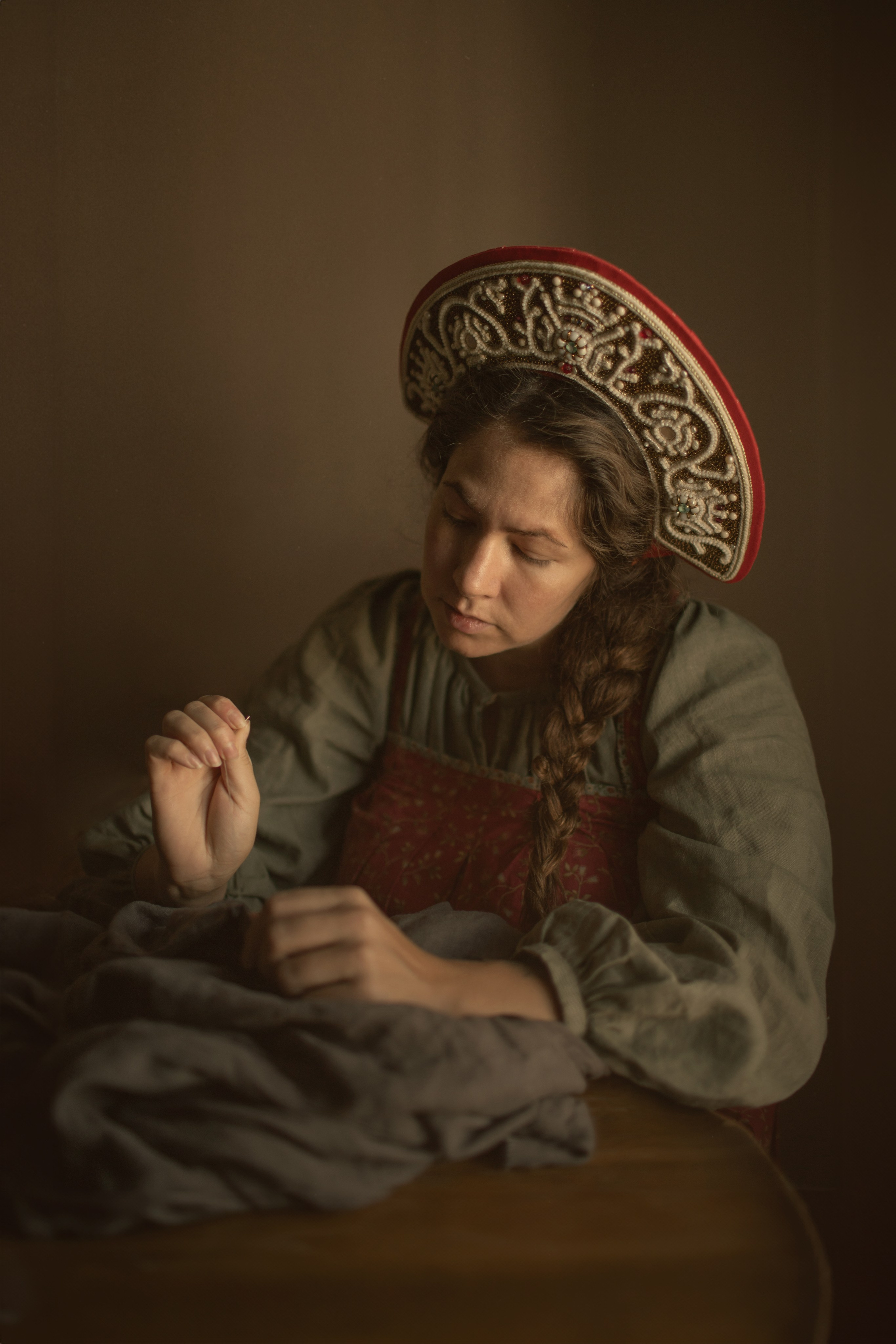 Фотосессия в русских костюмах. Фотограф Наталья Яковлева, Санкт-Петербург. Семьи, ньюборн, крещения