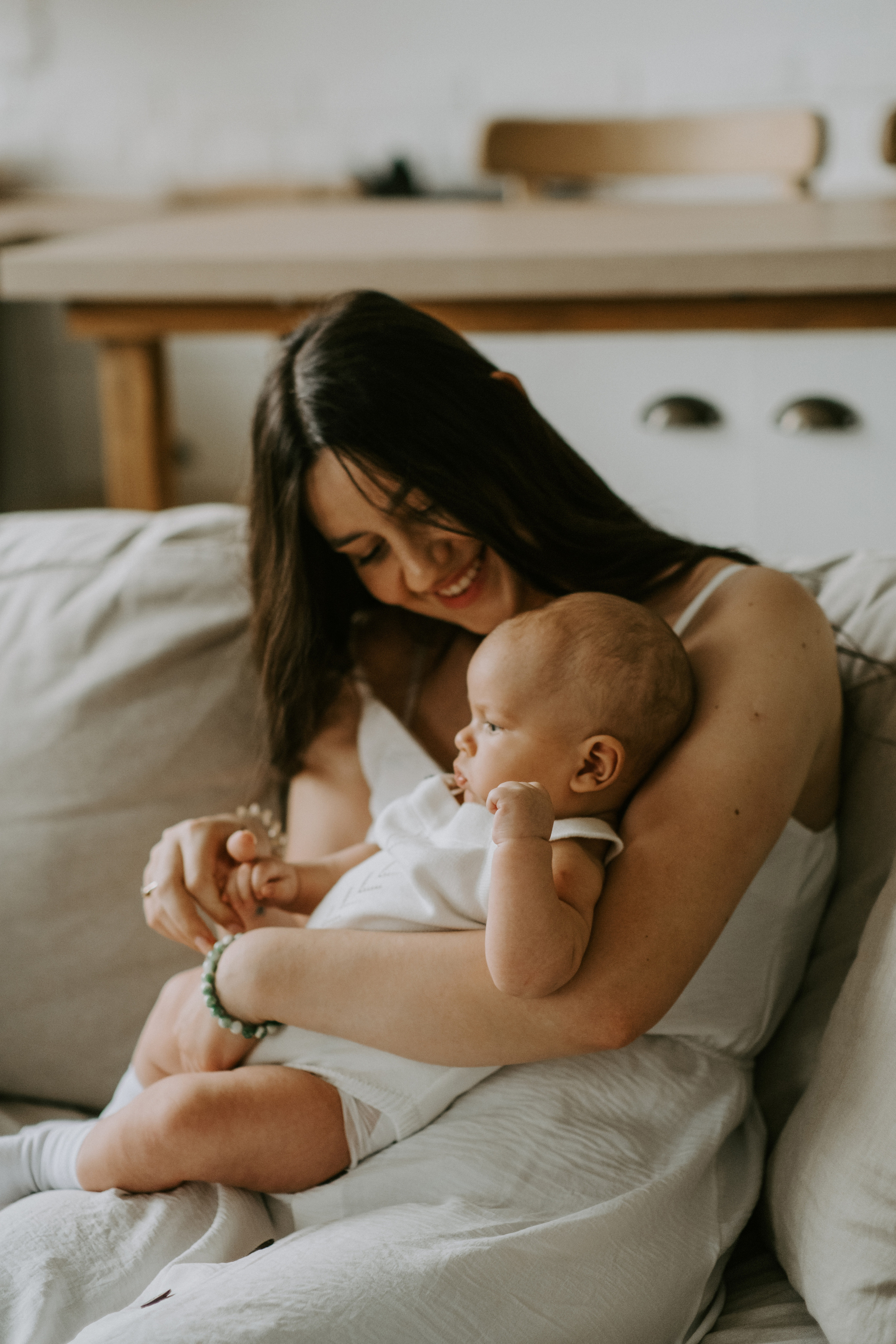 Фотосессия новорожденных в Москве в стиле лайфстайл. Семейный фотограф в Москве Кристина Маркос