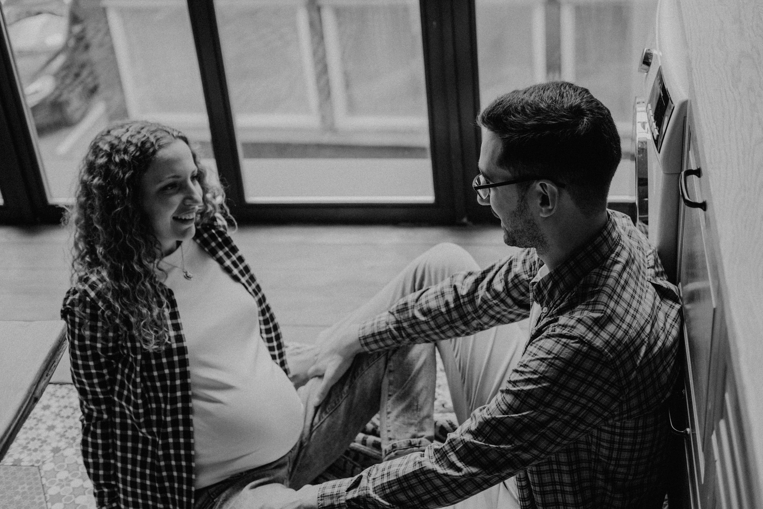 Фотосессия беременности в студии в стиле лайфстайл. Семейный фотограф в Москве Кристина Маркос