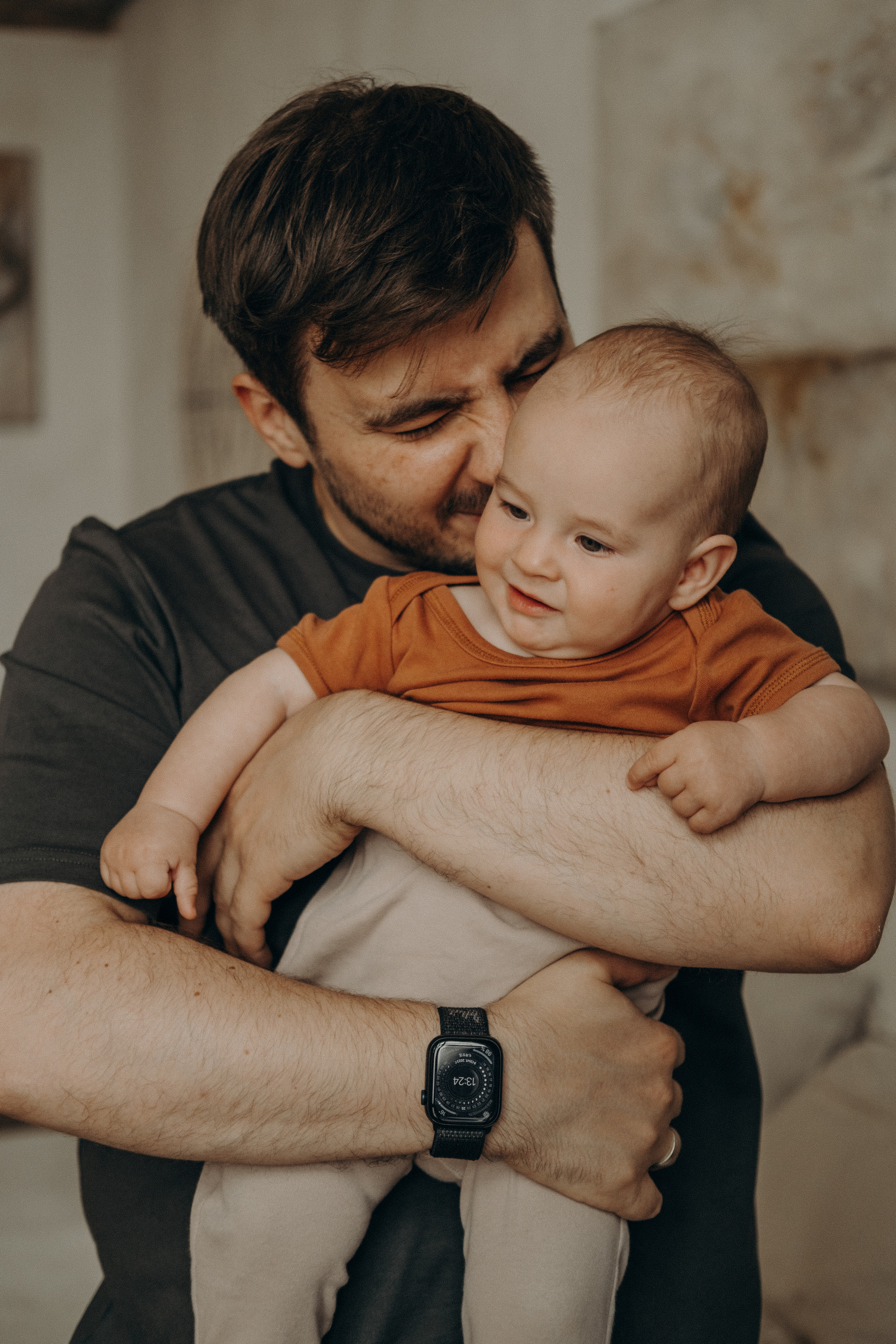 Мама папа и малыш дома фотосессия. Семейный фотограф в Москве Кристина Маркос