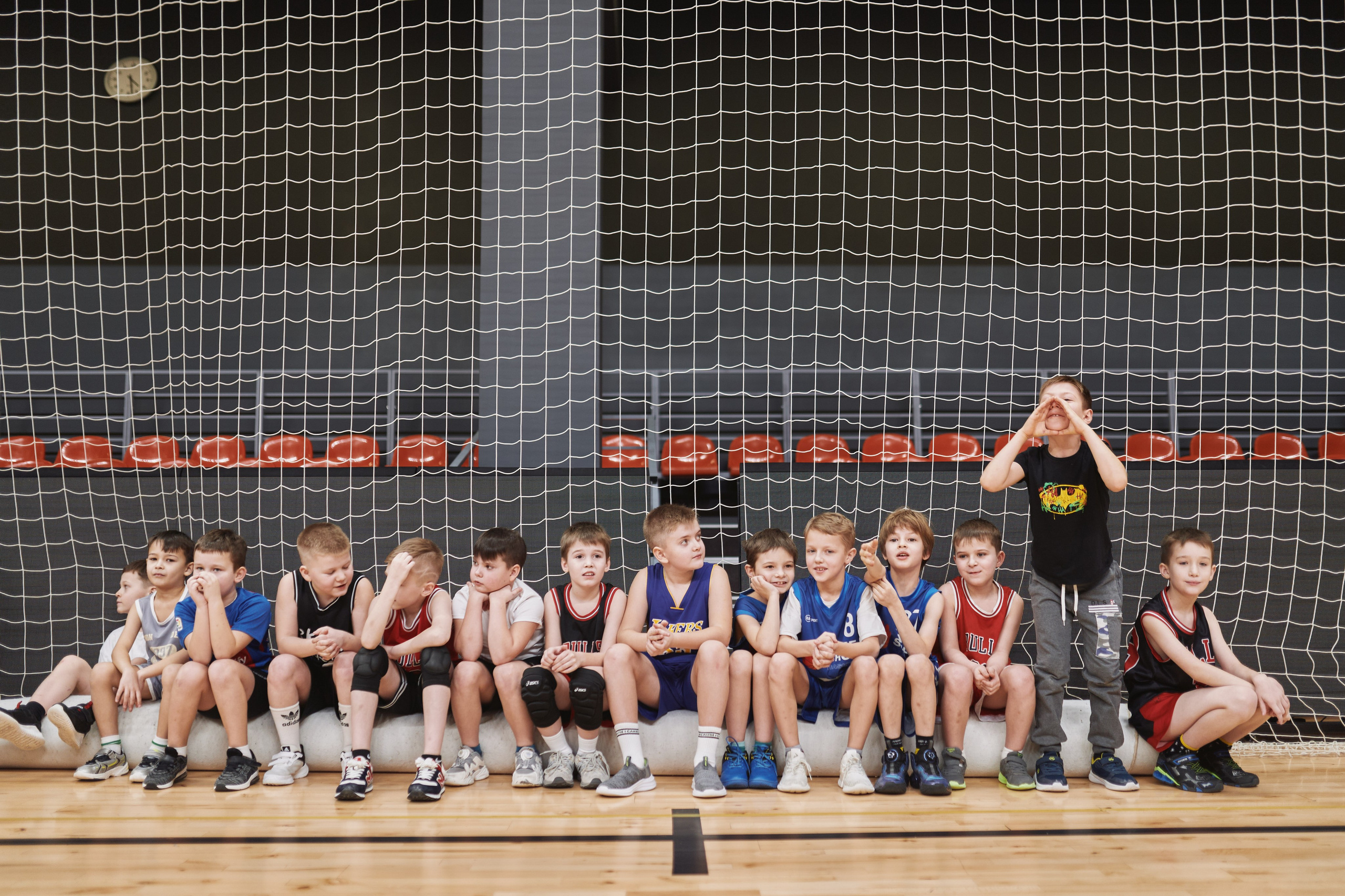 Новогодний баскетбол 2025. Детская лига. Евгений Бреча. Коммерческий и бэкстейдж фотограф в Москве