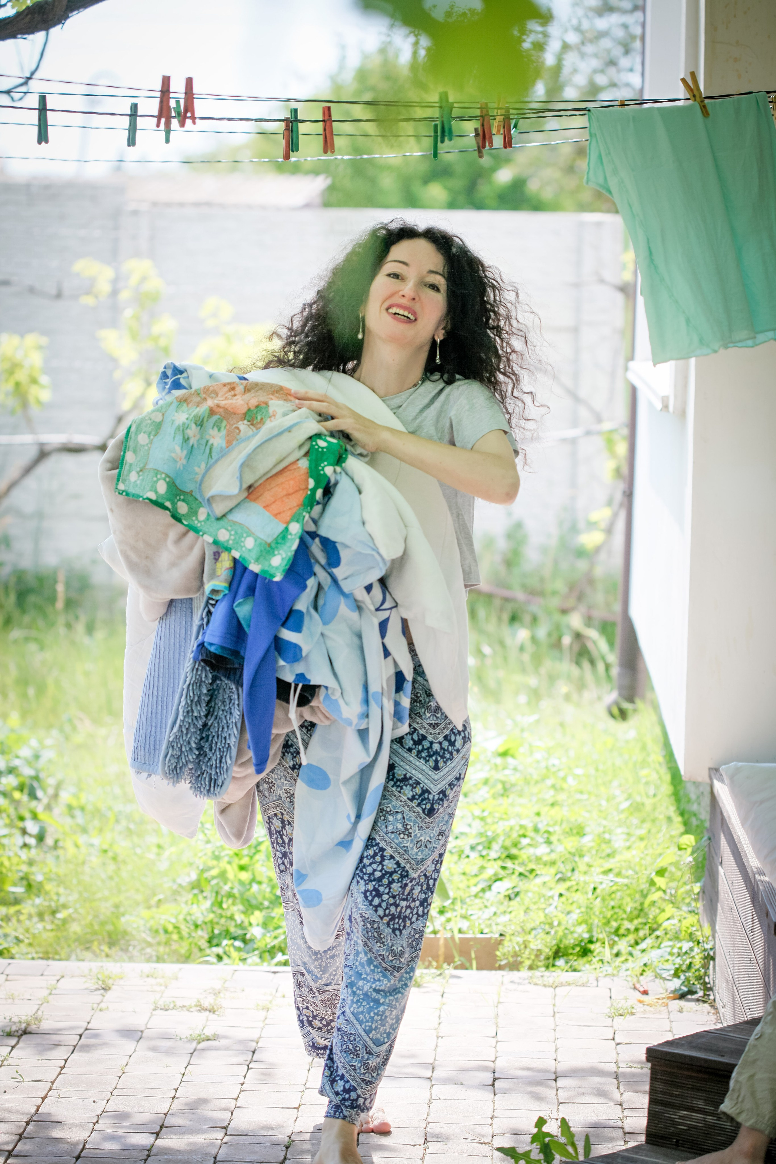 Лиля и дети. Семейная фотосессия дома. Фотограф в Крыму