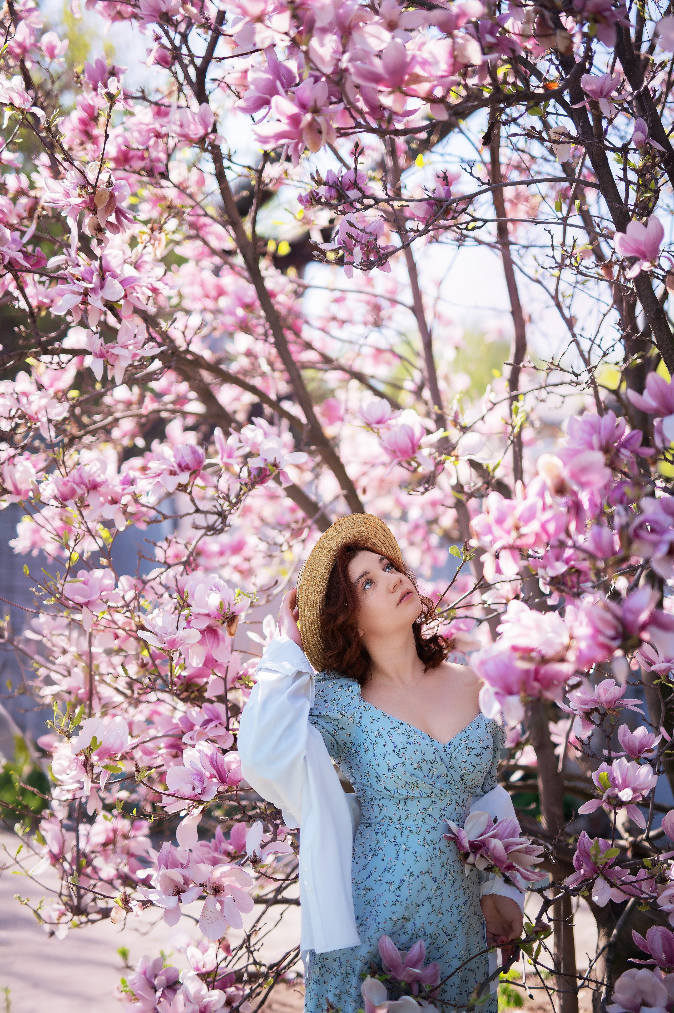 Съемки в магнолии. Детский и семейный фотограф Москва Рязань