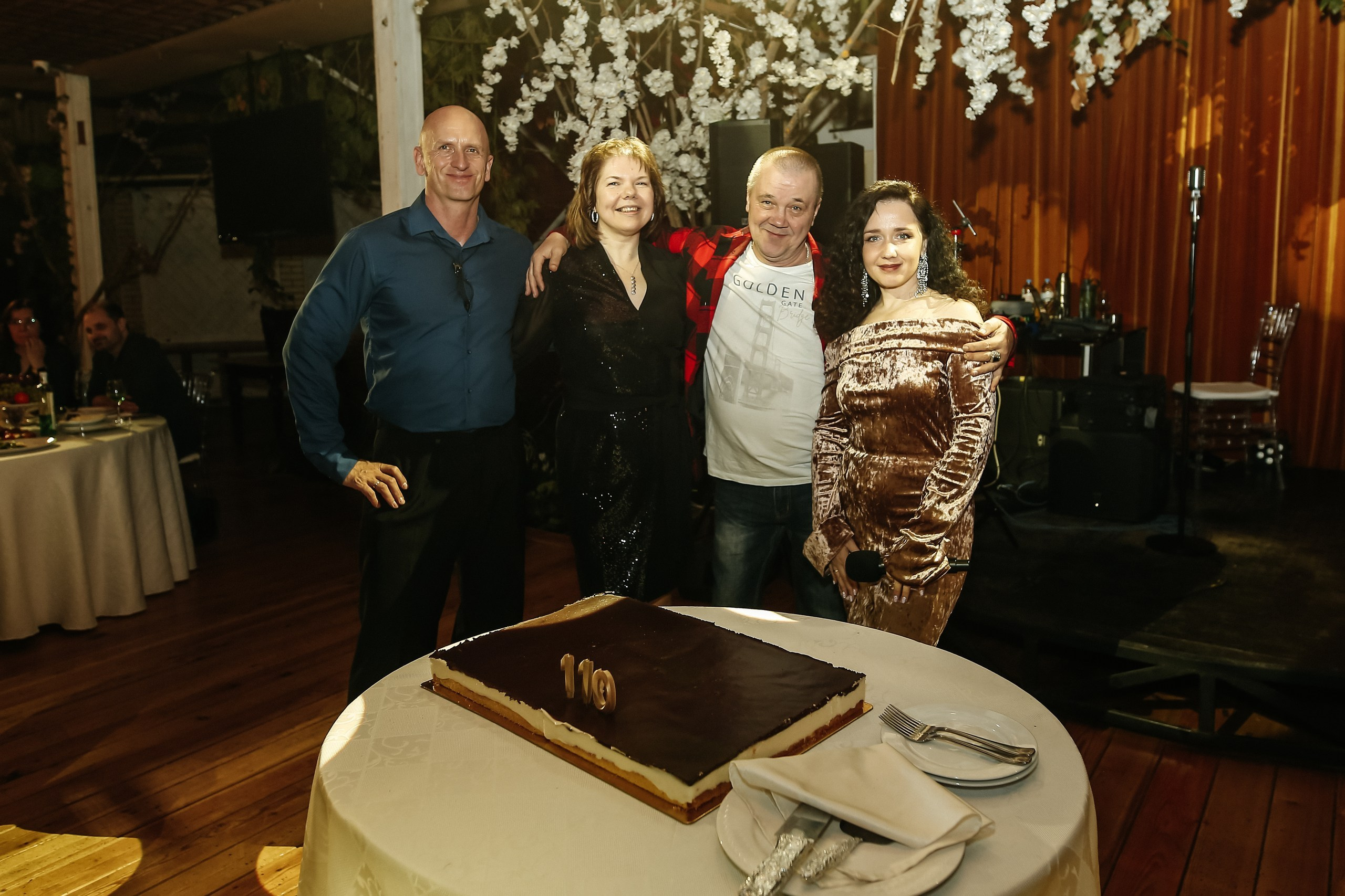 Юбилей 110 на двоих Андрей и Юлия 12 апреля 2025 года. Свадебный ведущий в Москве Саксофон на свадьбу