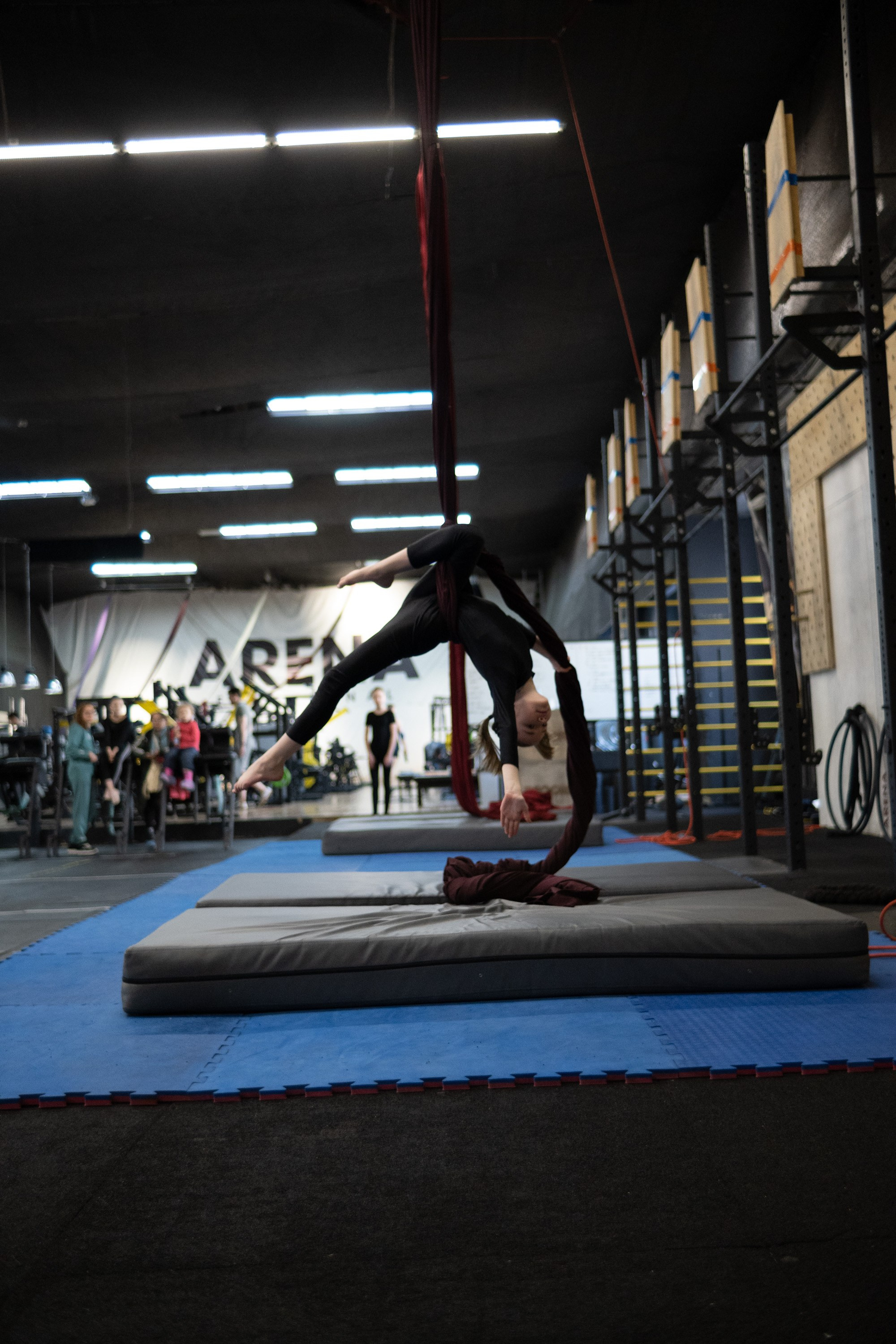 Внутриклубные соревнования по воздушной гимнастике 02.04.23