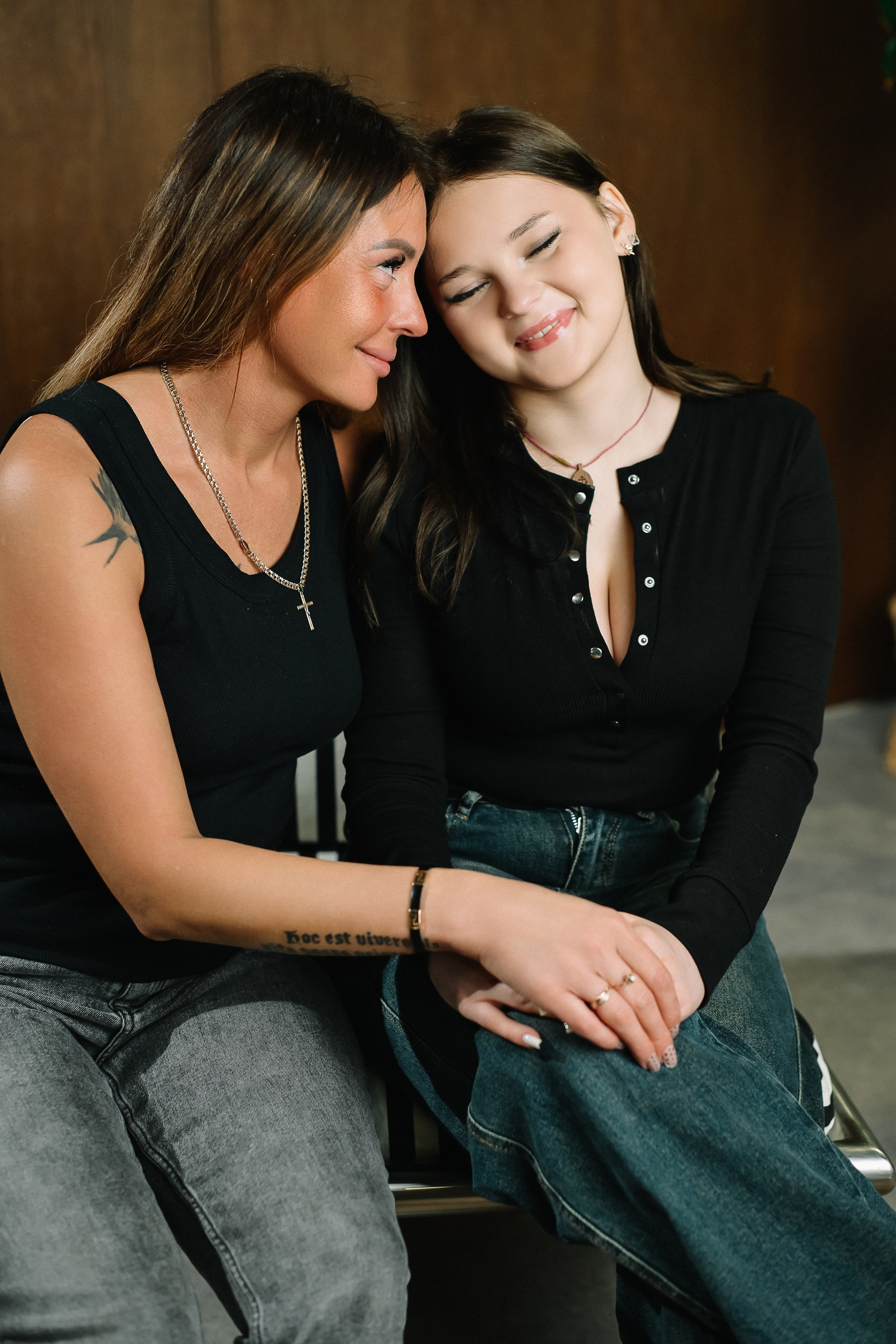 Александра с детьми