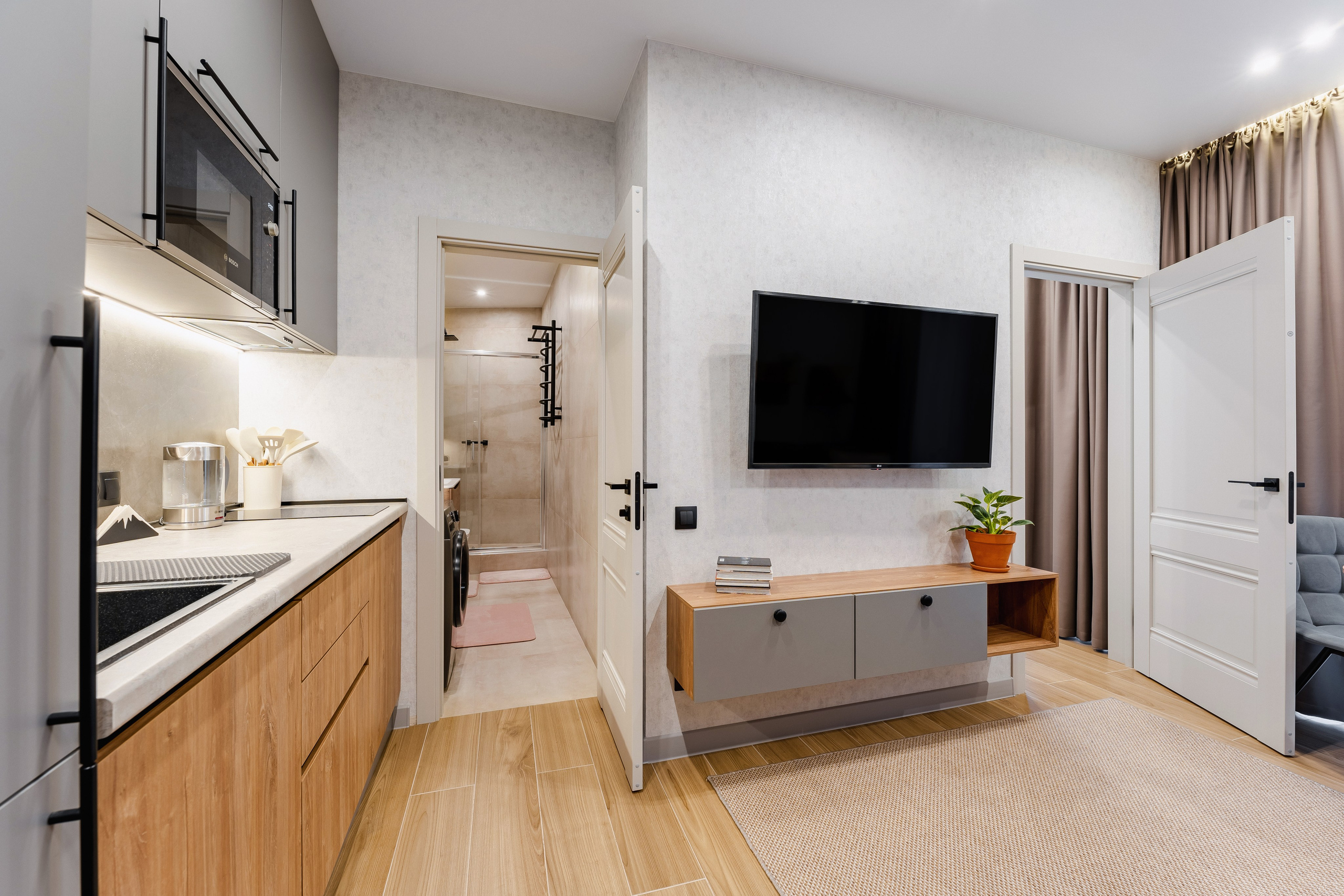 Квартира в Красной Поляне. Отельный интерьерный фотограф Сочи