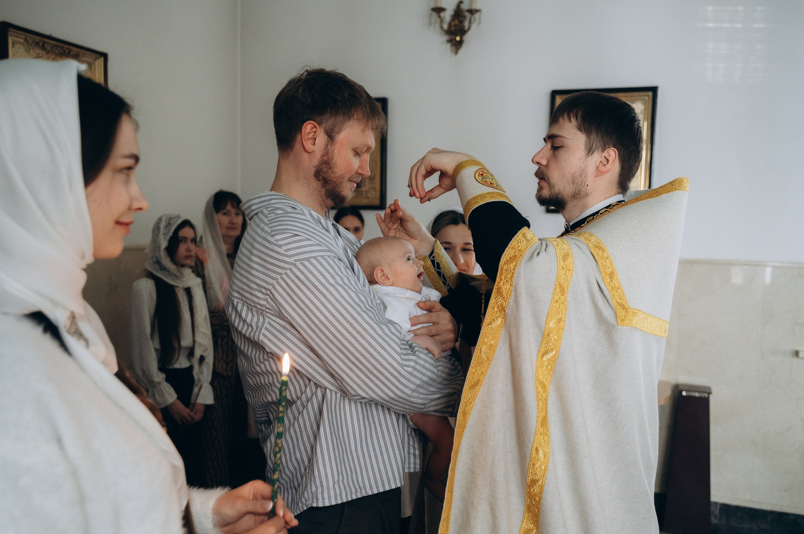 Крещение Артура (Храм Марии Магдалины). Семейный фотограф в Минске Дарья Дреко