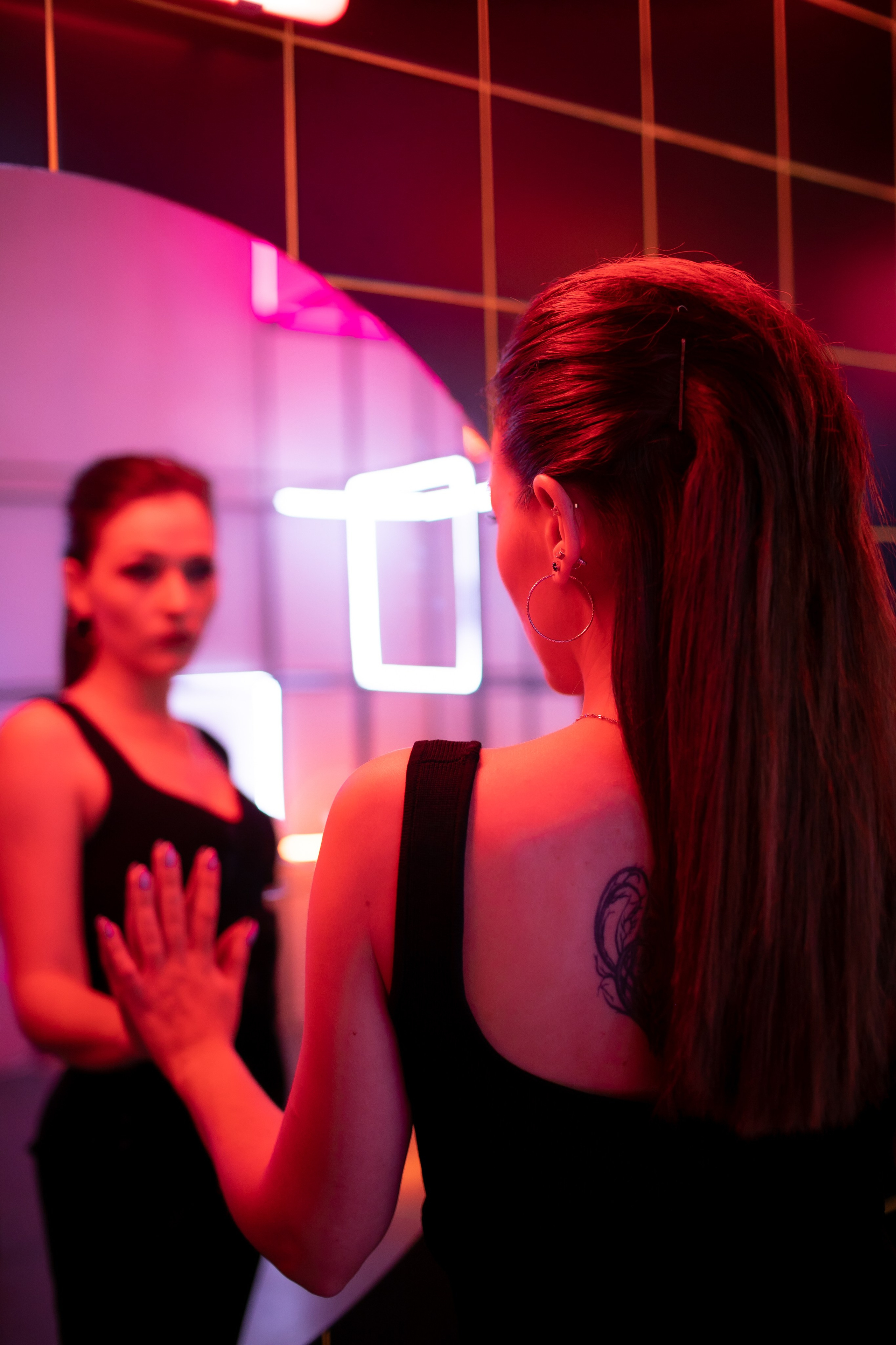 В Неоне. Семейный фотограф в Москве