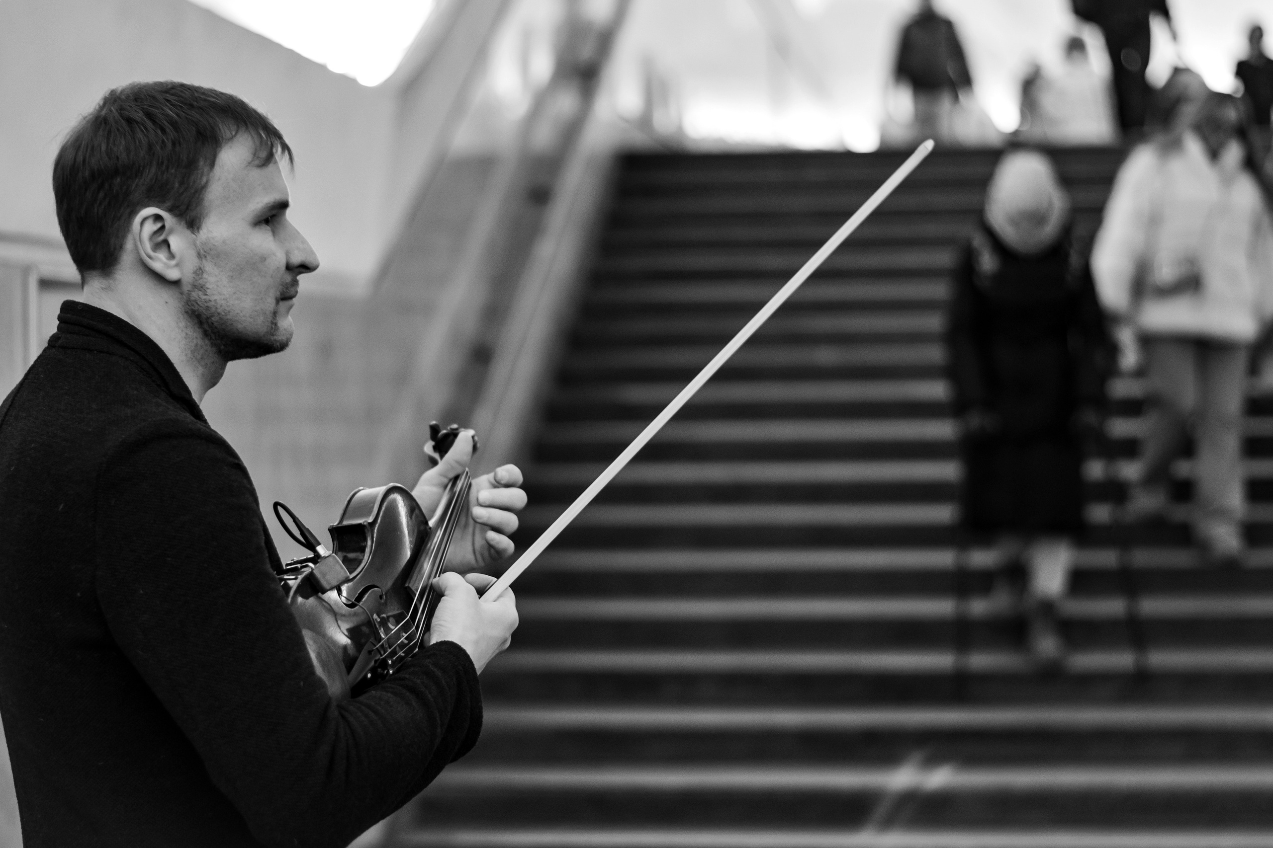 «Музыка в метро». Фотограф в Москве, фотожурналист Александр Малахов