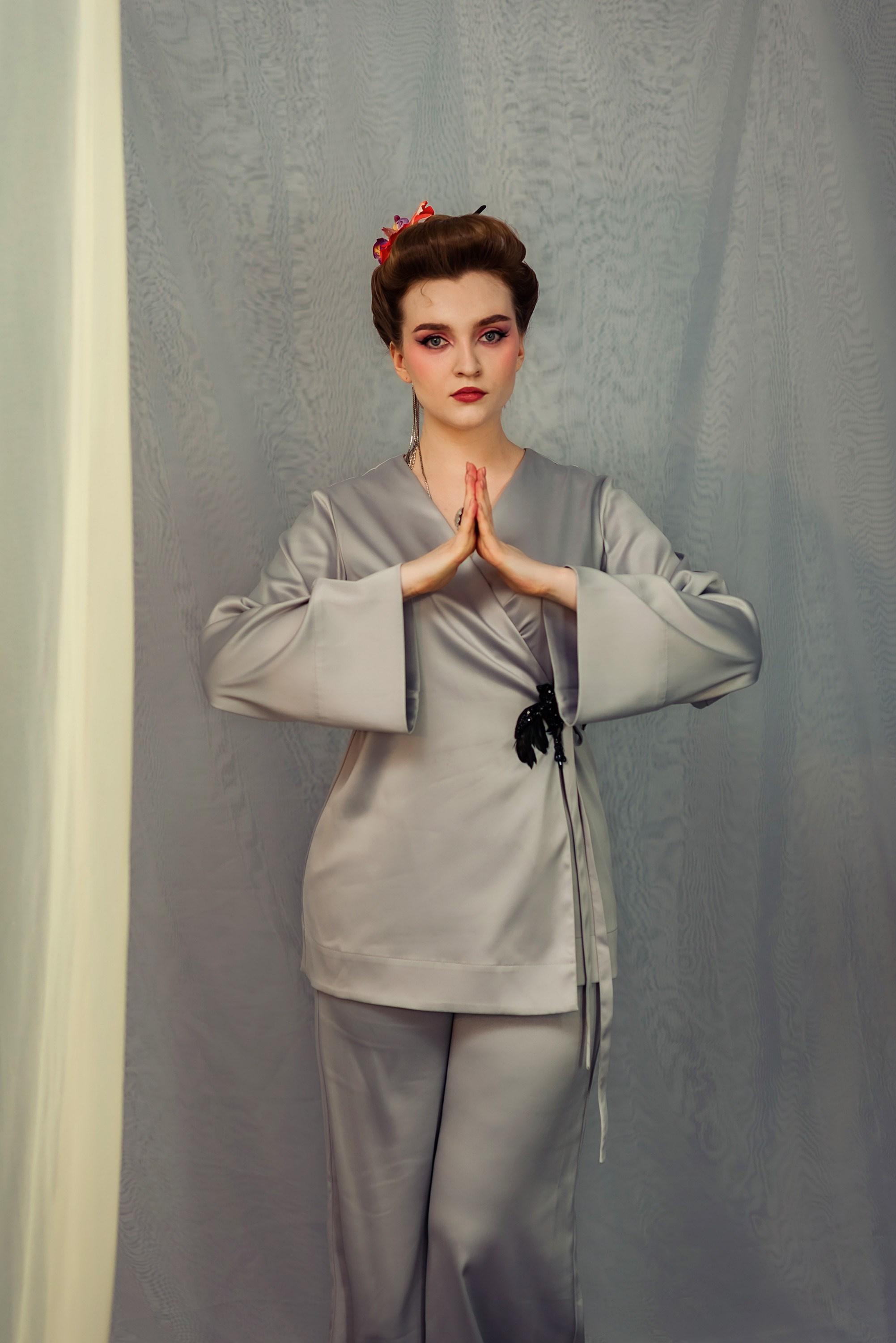 Съемка в стиле Гейша. Фотограф Тула творческие фотосессии недорого Ольга Ромашина