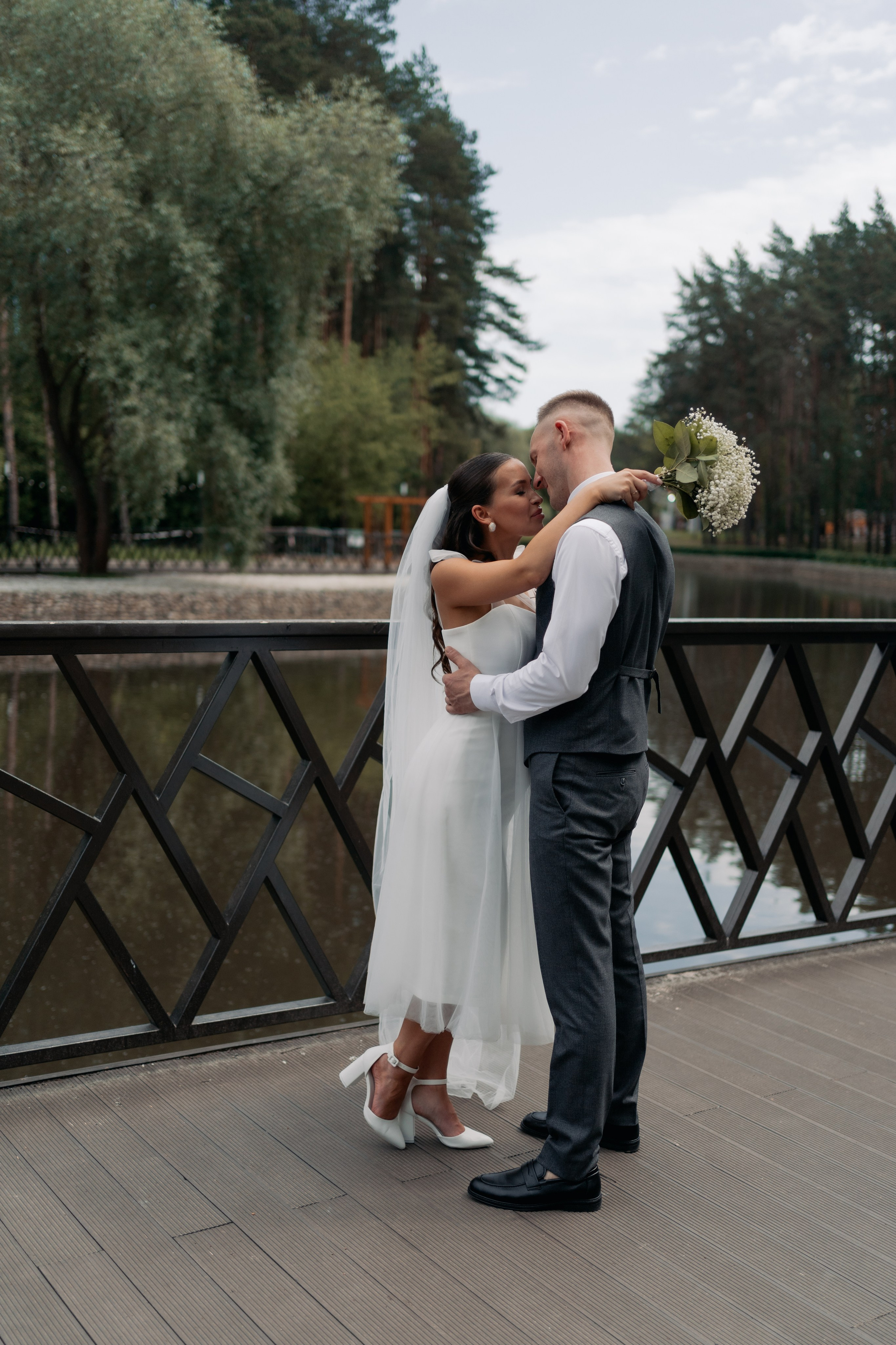 Парк Елочки свадебная фотосессия. Семейный фотограф в Москве и в Домодедово Екатерина Патракова