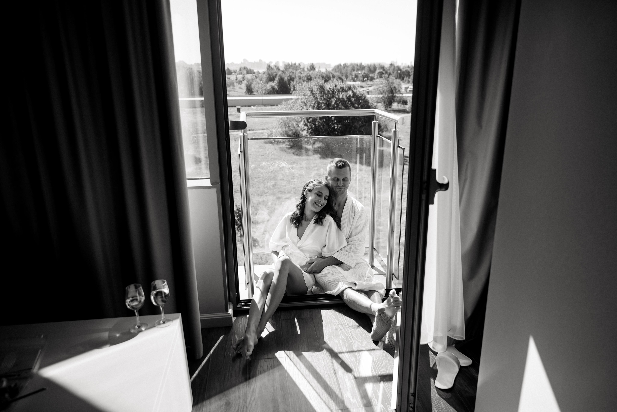 На большом воздушном шаре. Лиза Каражова