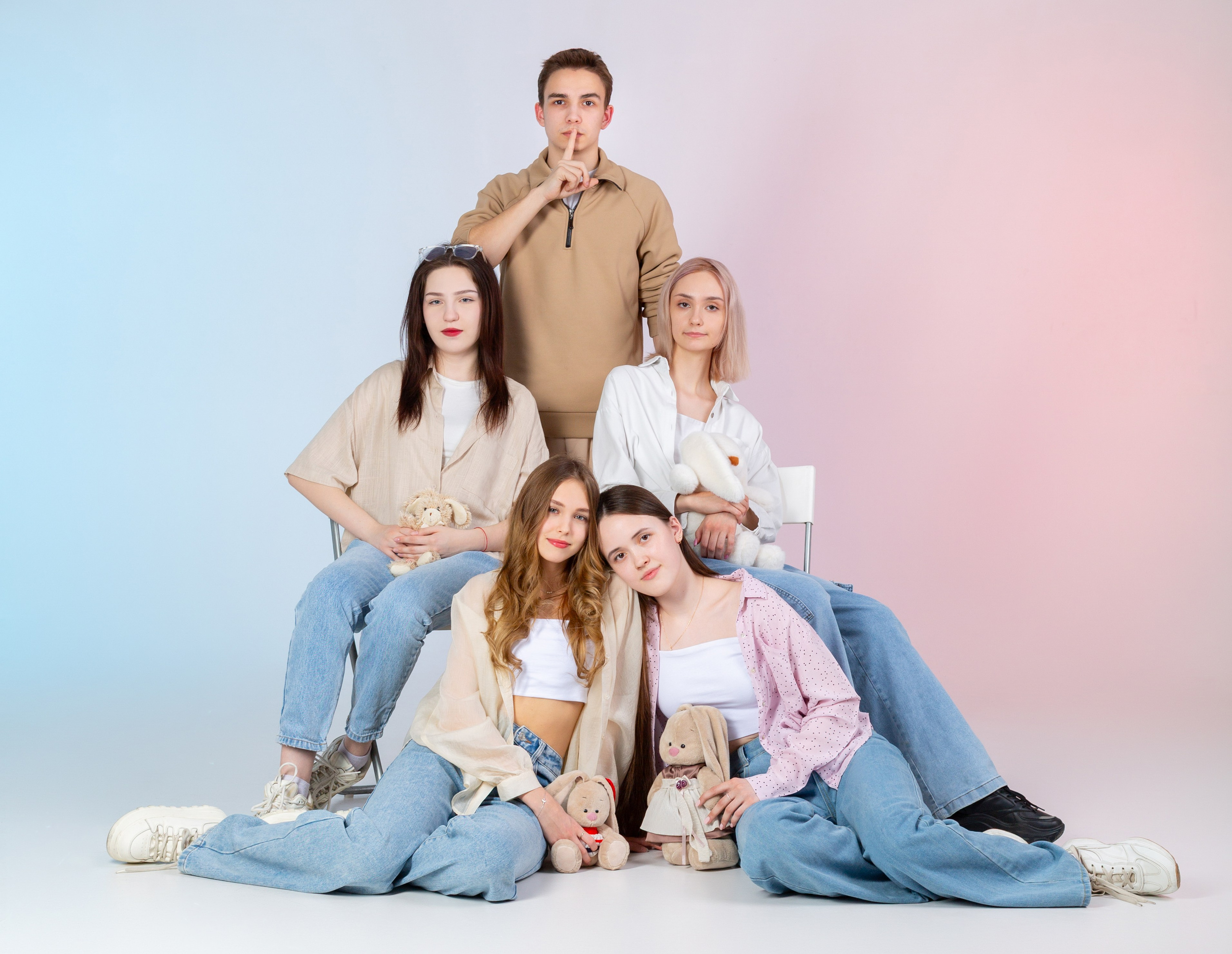 Коллективная фотосессия. Студия «Фокус» детская фотография Ольги Поповой г. Бийск