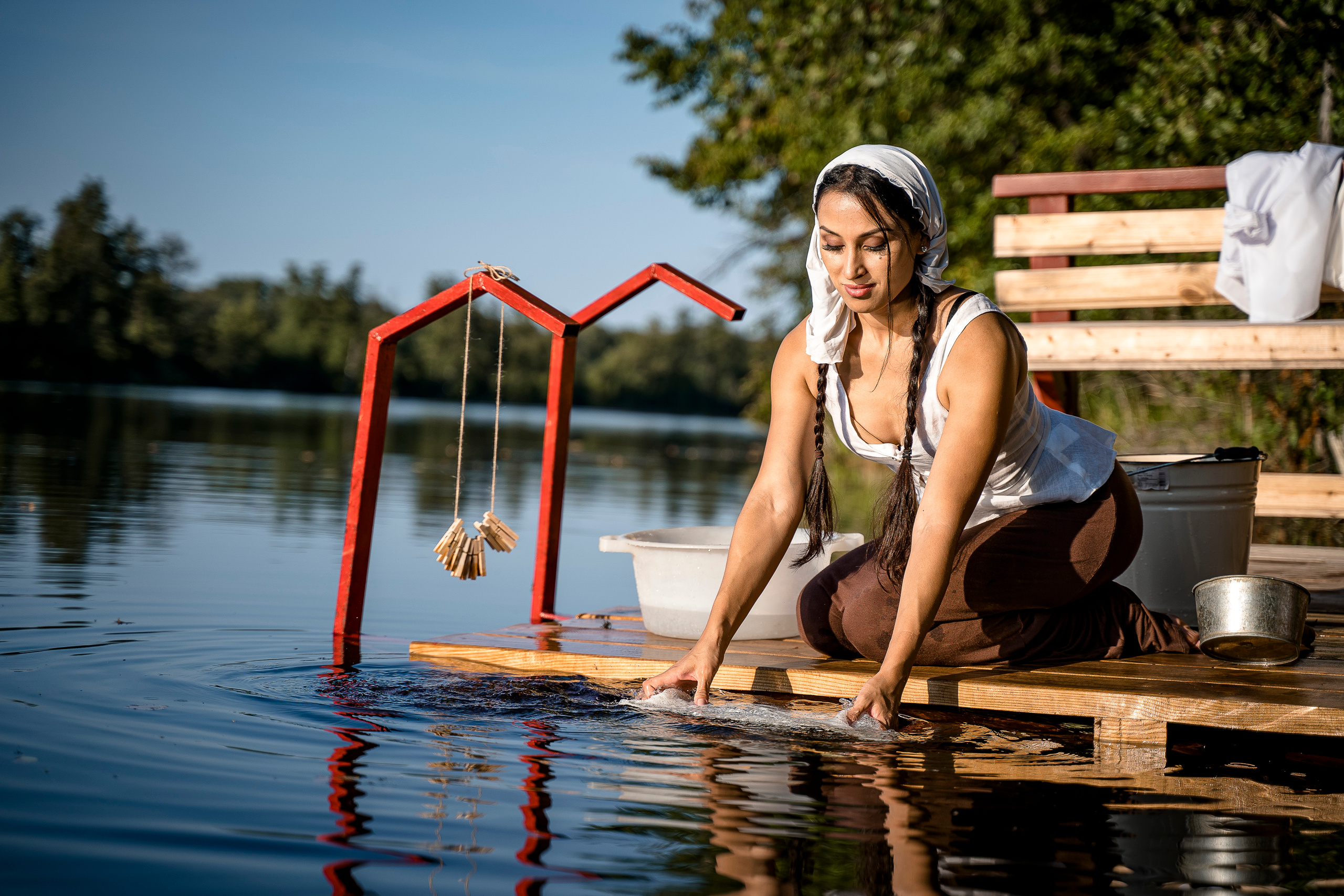 Большая стирка. Фотограф в Уфе, индивидуальный, жанровый, бизнес портрет, семейные фот