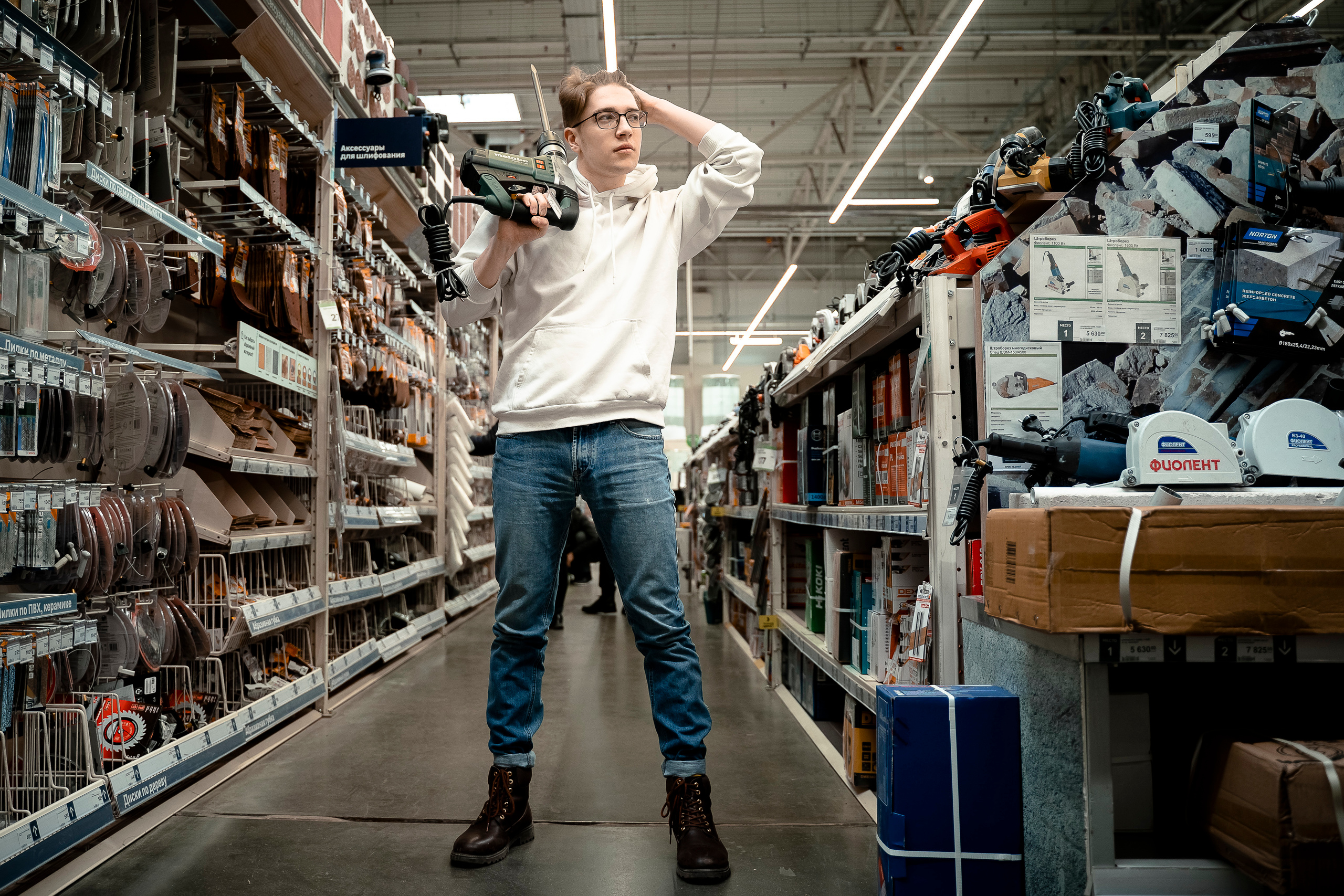 В предвкушении ремонта. Фотограф в Уфе, индивидуальный, жанровый, бизнес портрет, семейные фот