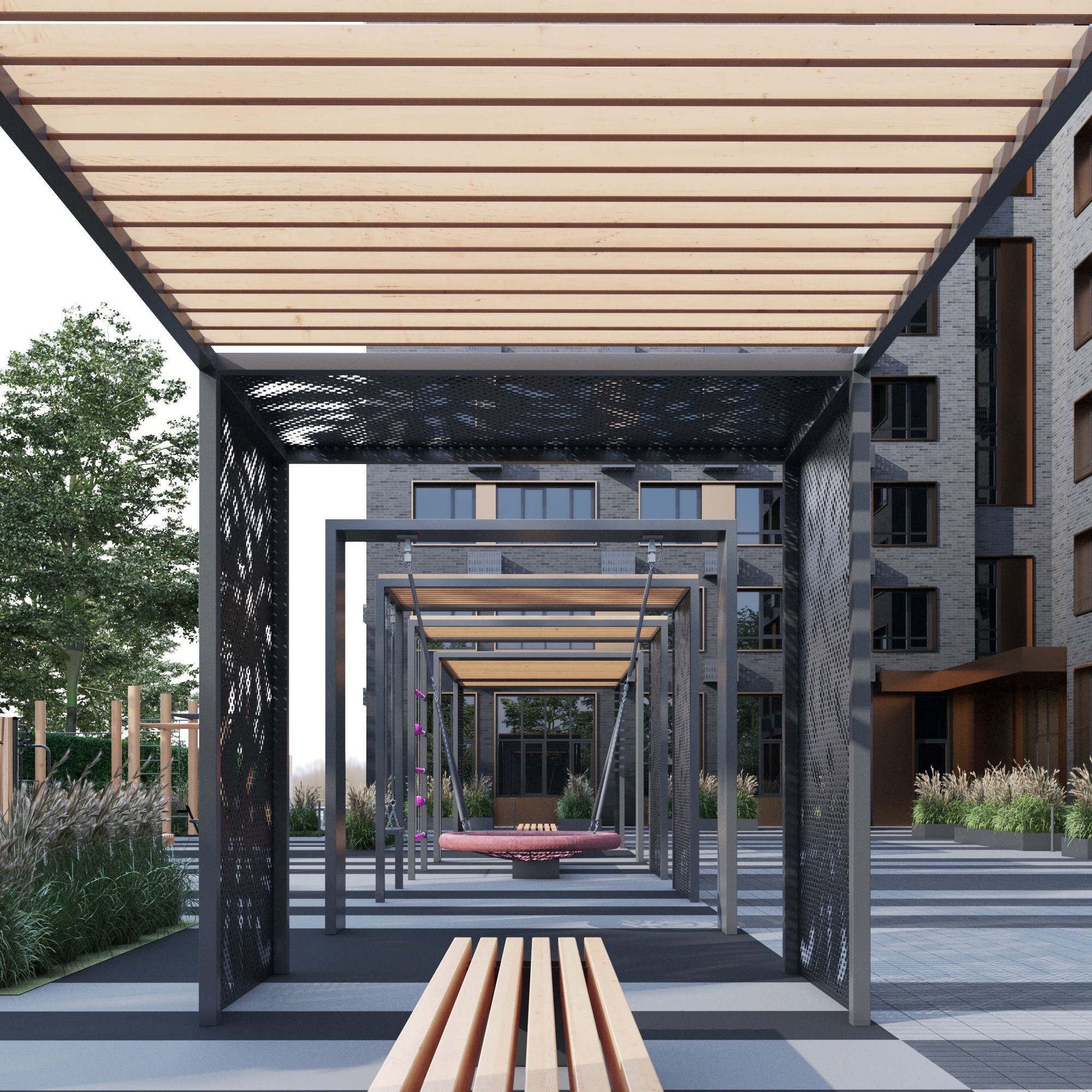 Многоквартирные дома / Пушкина. SAAS Селиванов Алексей Архитектурная Студия