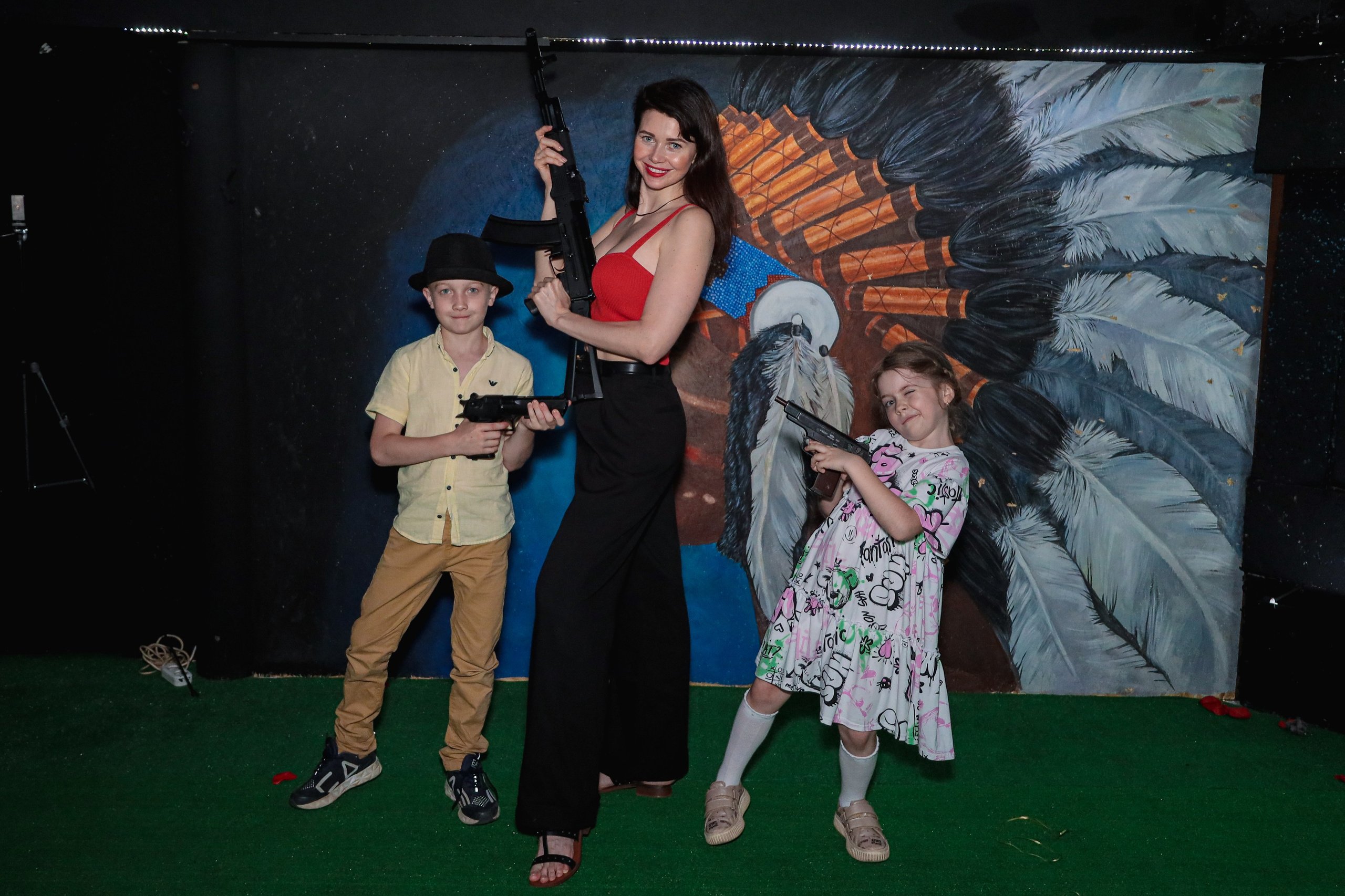 День рождение в стрелковом клубе. Фотограф Надршина Лилия