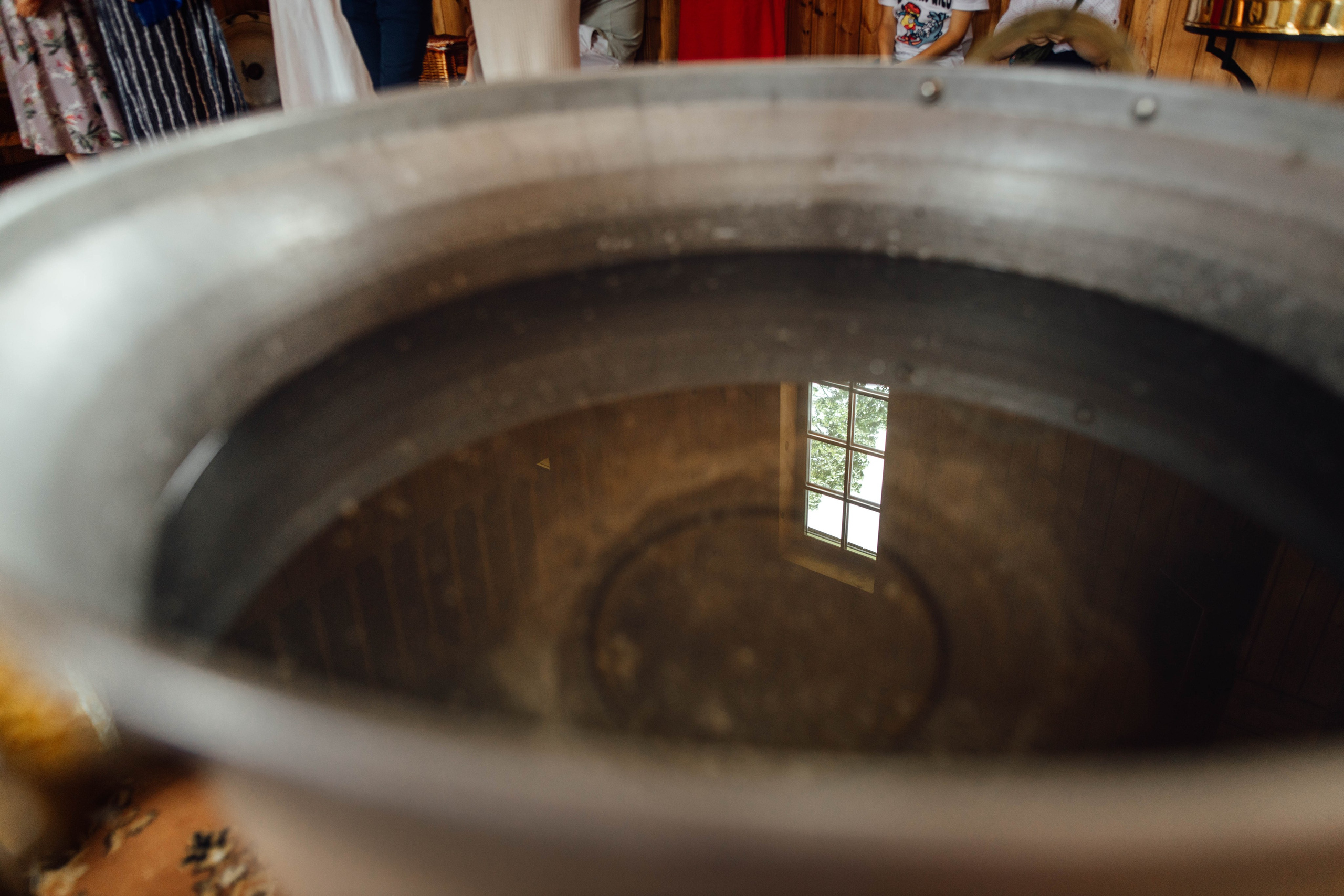 Крещение Тимофея, д. Киевец, храм Святой Троицы, август 2025