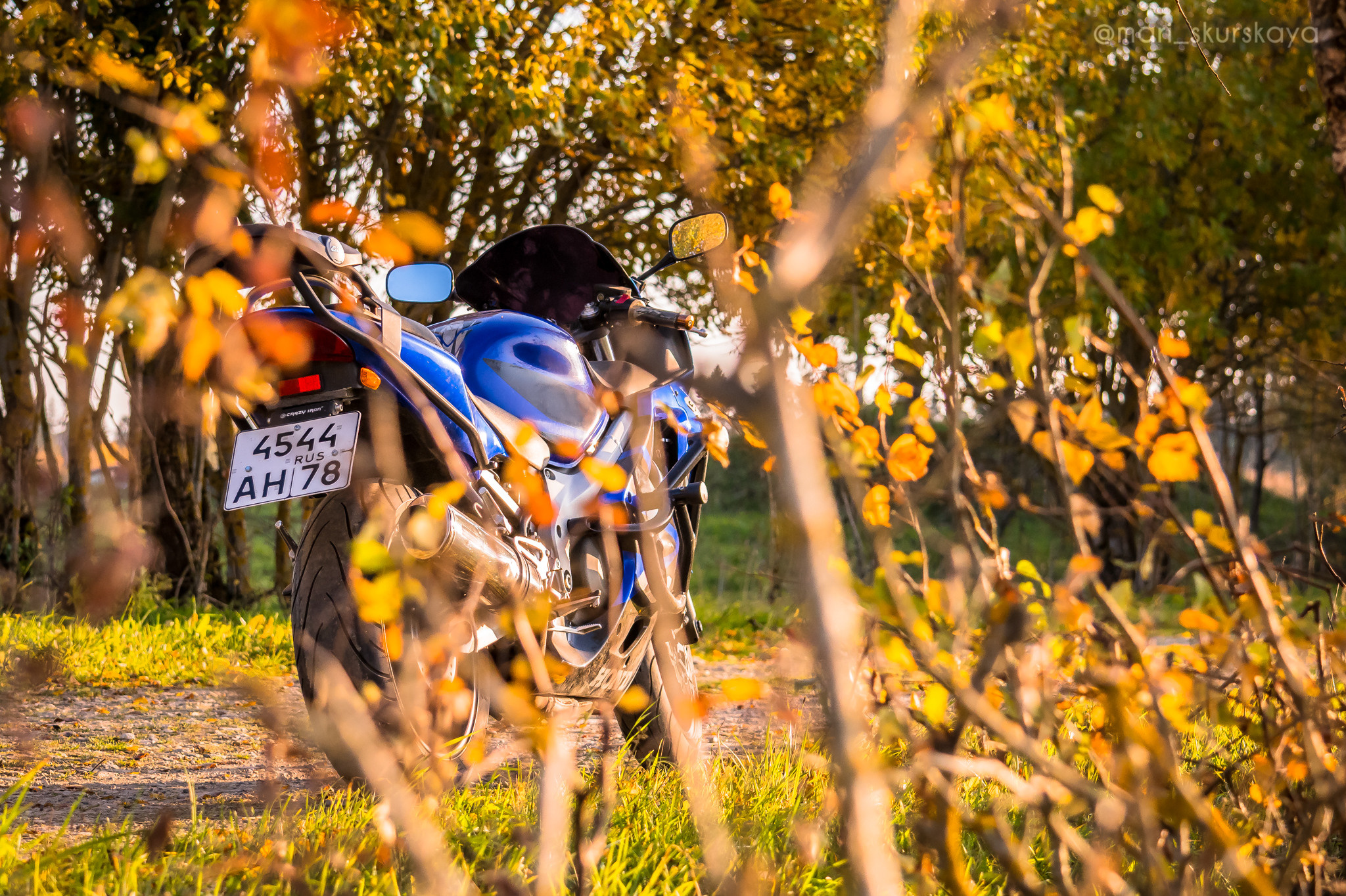 Аня — Фотопрогулка — Honda CBR600 и Honda VTR250. Мотофотограф в Санкт-Петербурге Мария Скурская