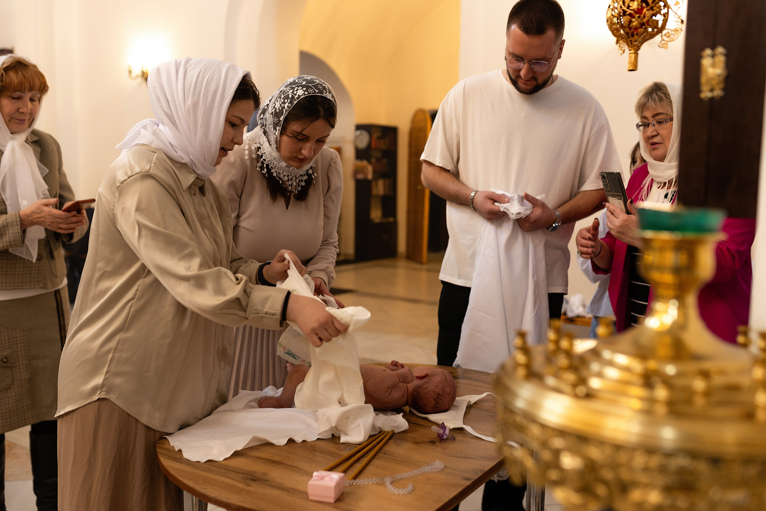 Таинство крещения Алисы. Фотограф в Железнодорожном и Балашихе