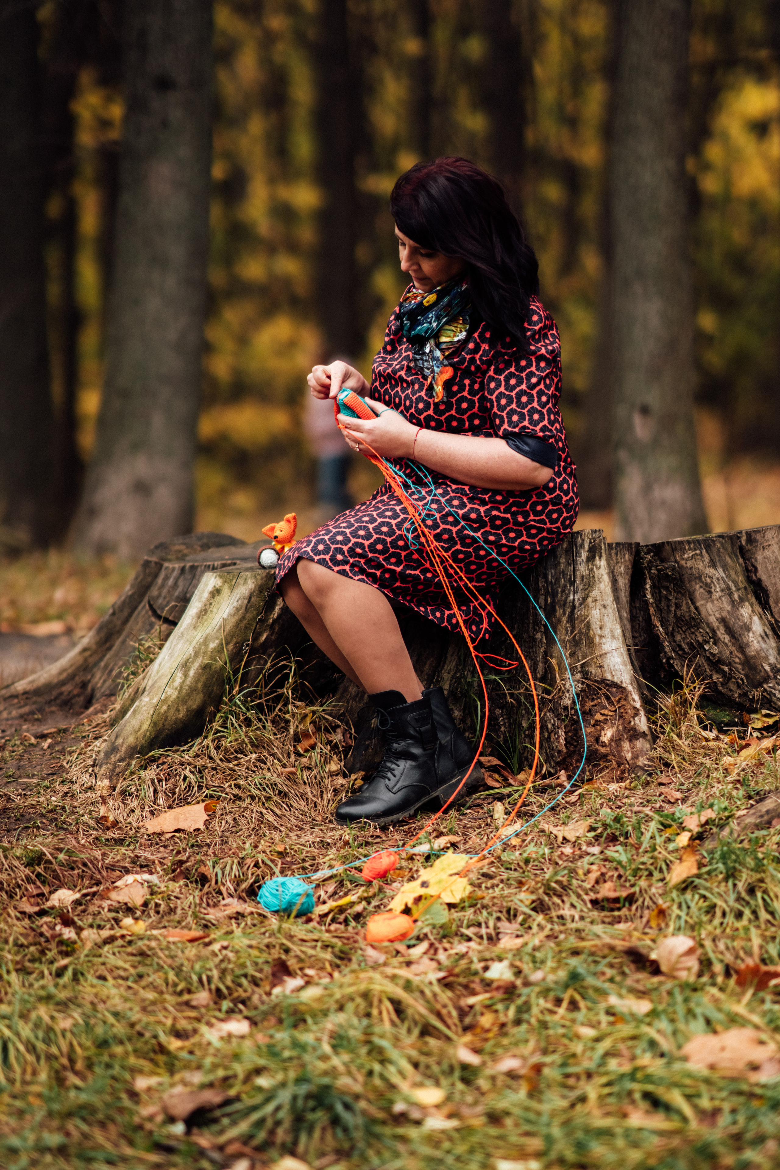 Осенне/зимние истории. Профессиональный детский и семейный фотограф в Москве Диля Грошева